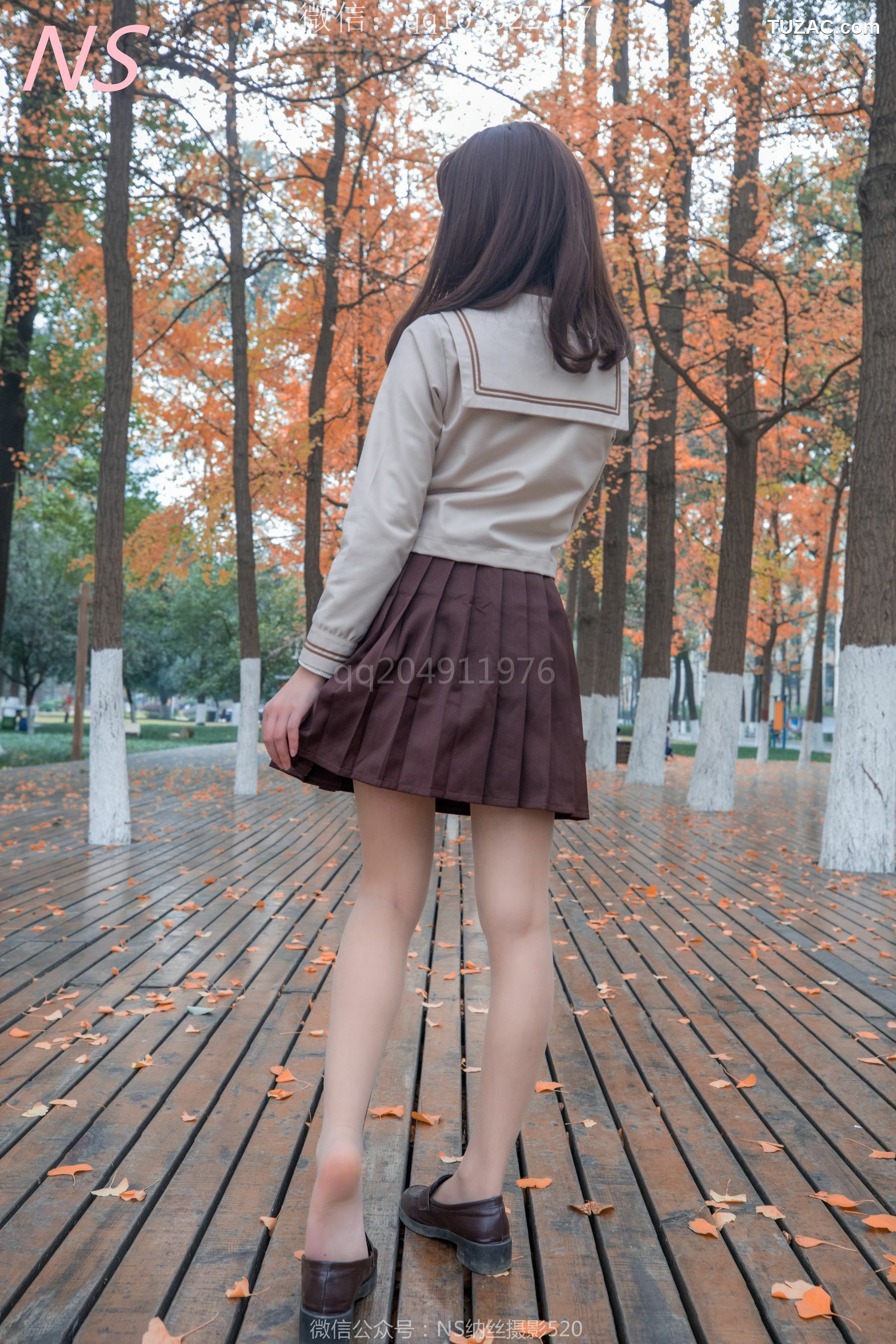 纳丝摄影_枫之少女《白丝肉丝萌萌哒的枫》 写真集[93P]