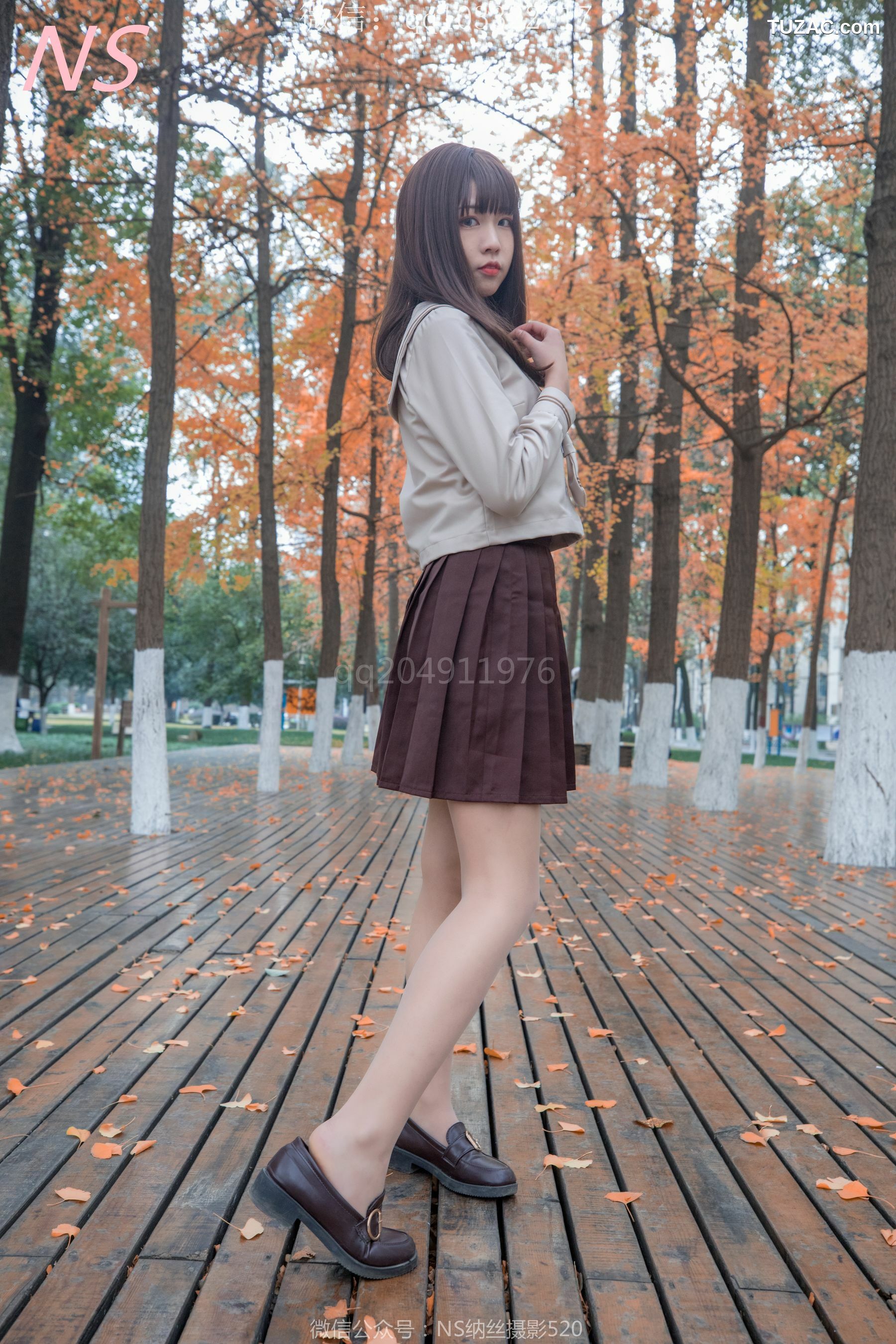 纳丝摄影_枫之少女《白丝肉丝萌萌哒的枫》 写真集[93P]