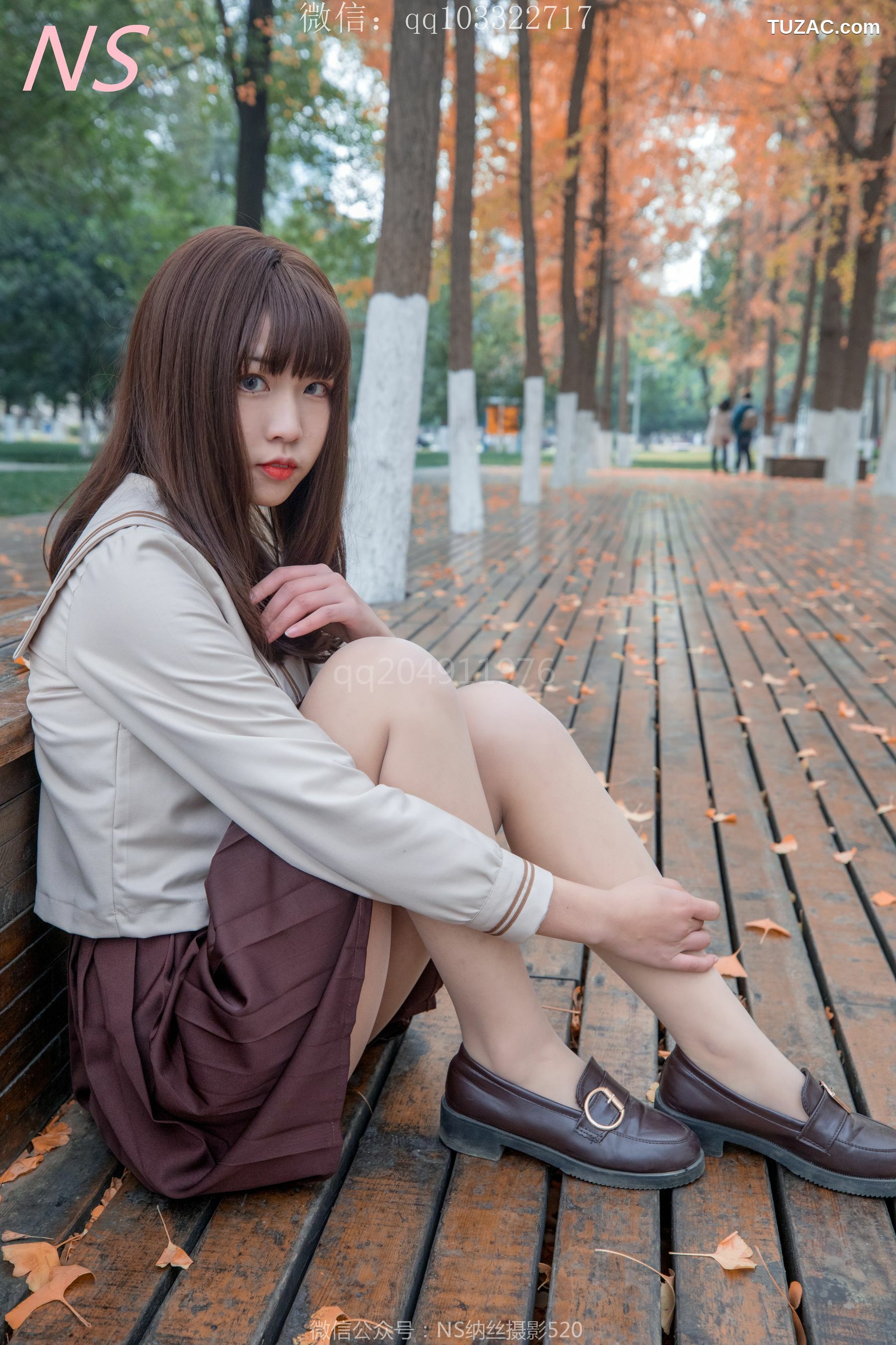 纳丝摄影_枫之少女《白丝肉丝萌萌哒的枫》 写真集[93P]