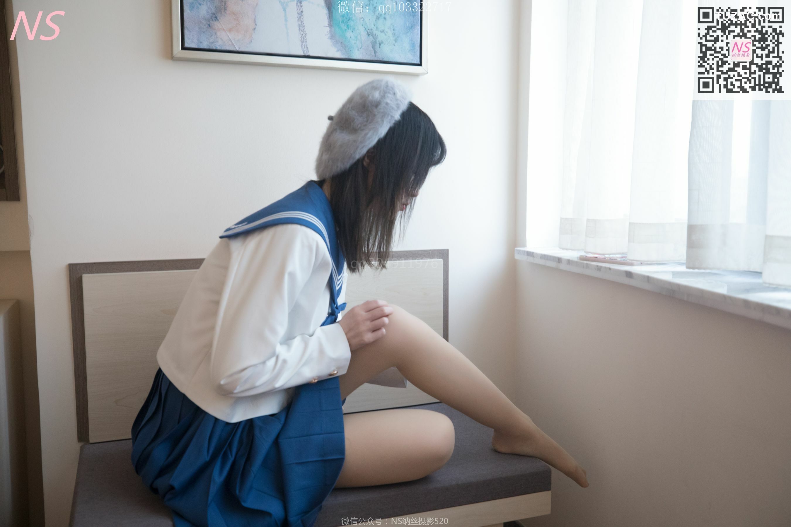 纳丝摄影_楚楚《楚楚动人的丝袜少女》 写真集[93P]