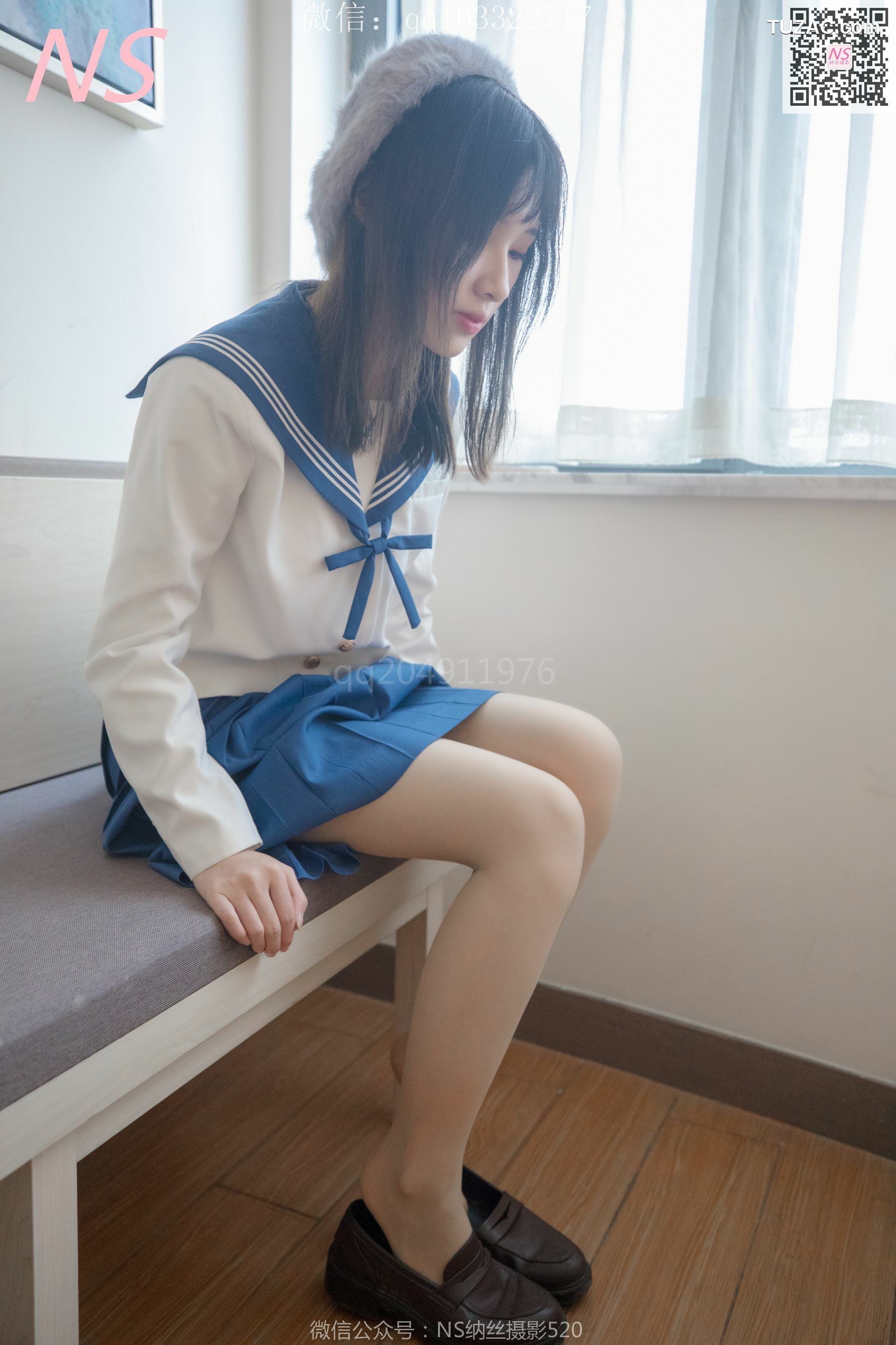 纳丝摄影_楚楚《楚楚动人的丝袜少女》 写真集[93P]