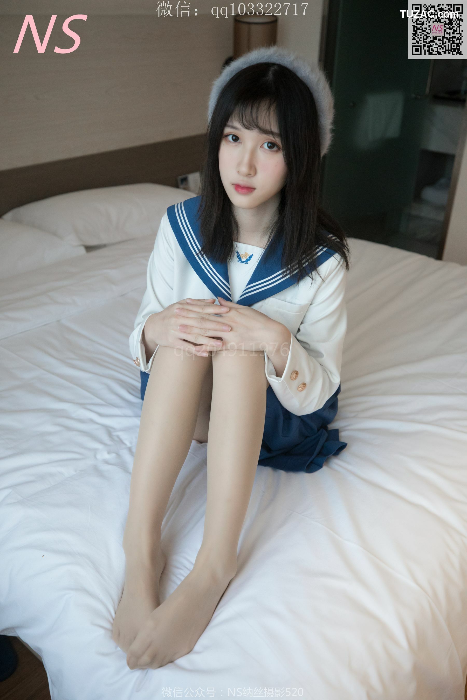 纳丝摄影_楚楚《楚楚动人的丝袜少女》 写真集[93P]