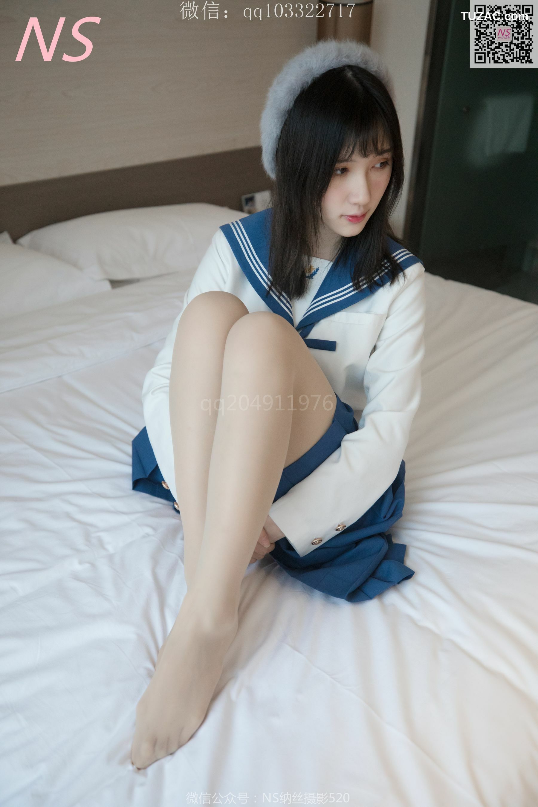 纳丝摄影_楚楚《楚楚动人的丝袜少女》 写真集[93P]