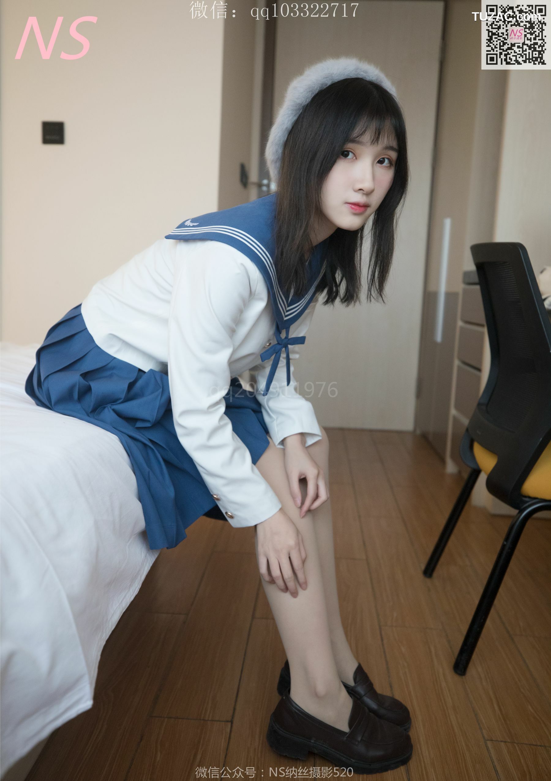 纳丝摄影_楚楚《楚楚动人的丝袜少女》 写真集[93P]