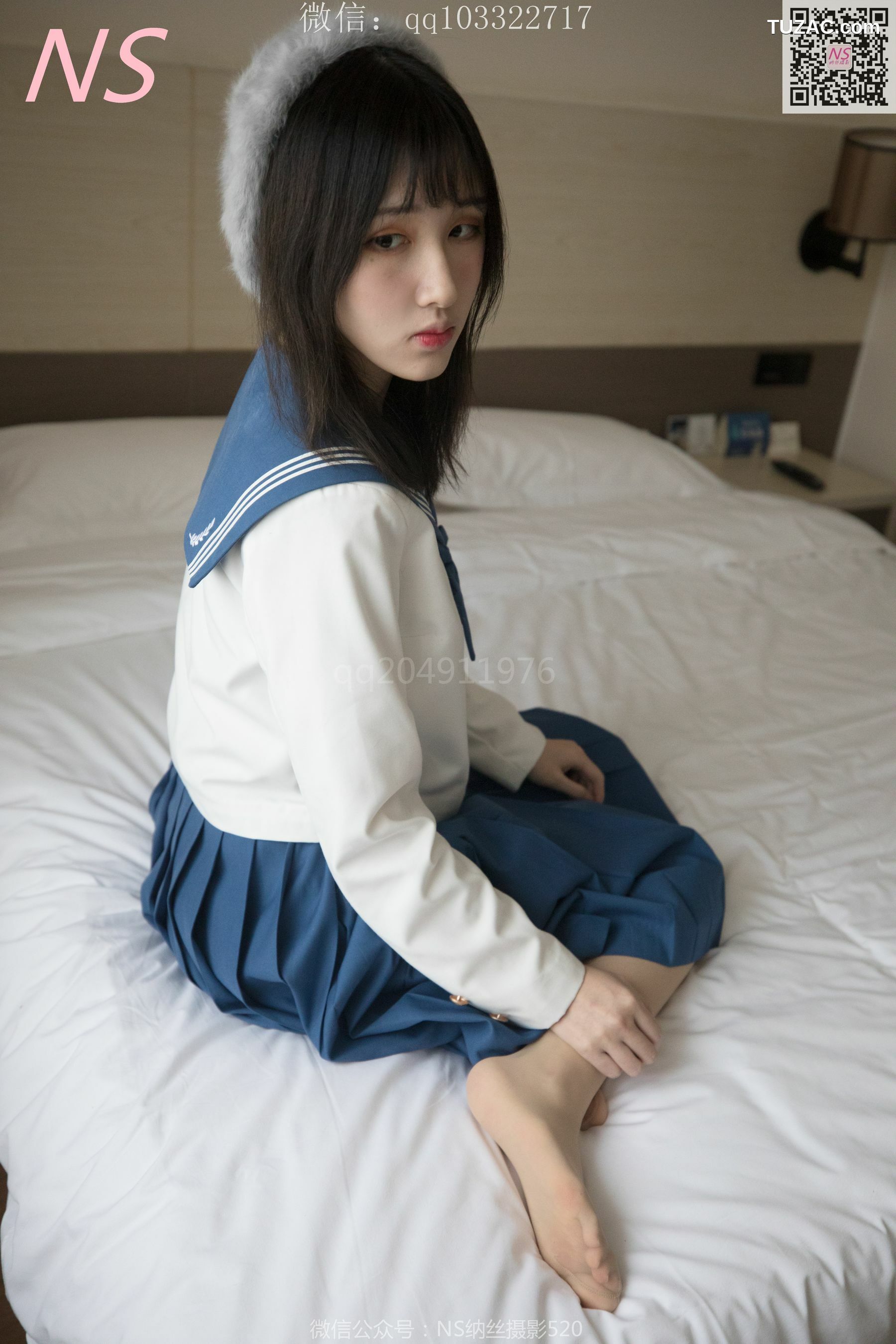 纳丝摄影_楚楚《楚楚动人的丝袜少女》 写真集[93P]