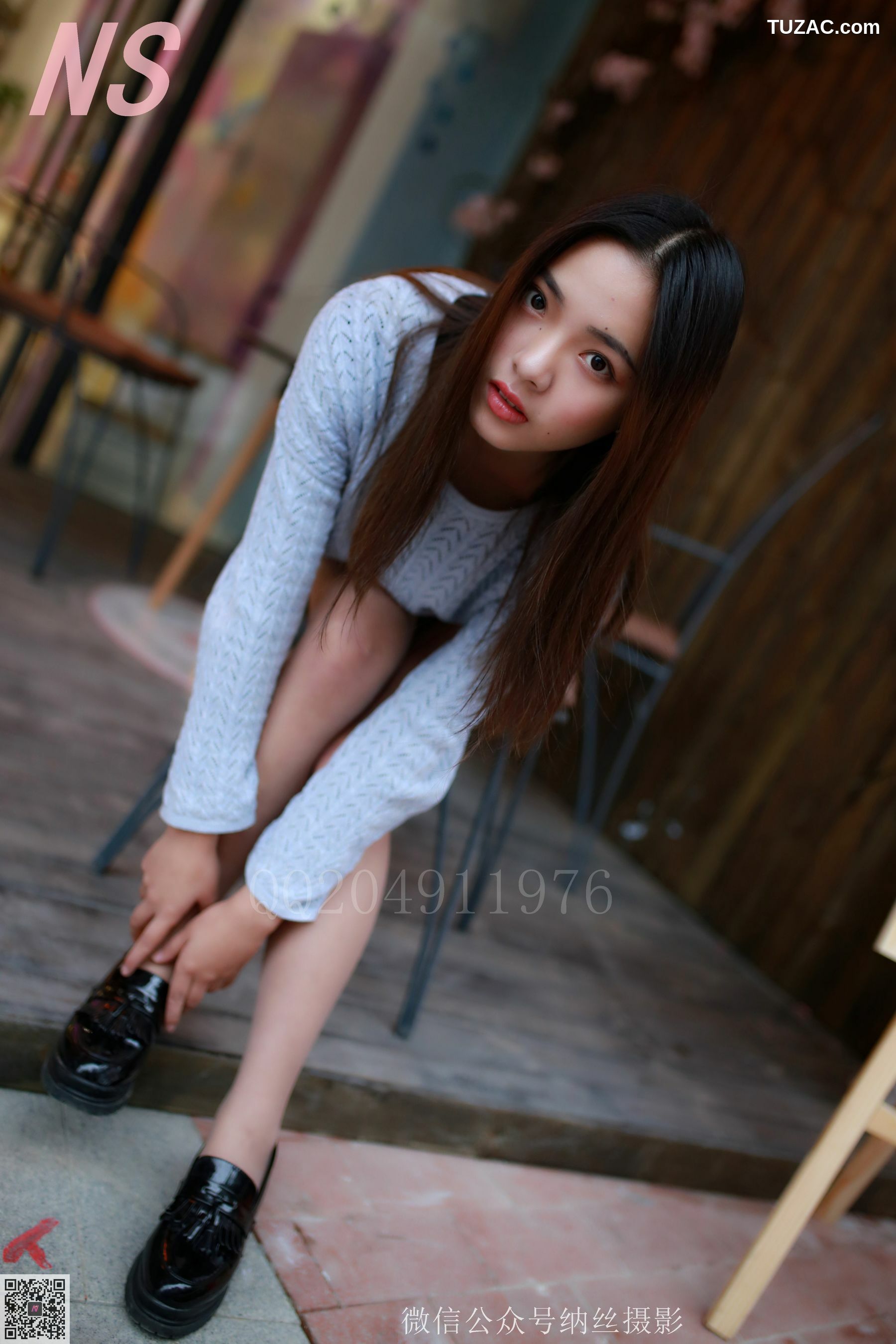 纳丝摄影_洋洋《长发长腿清秀美女》 NO.098 写真集[84P]