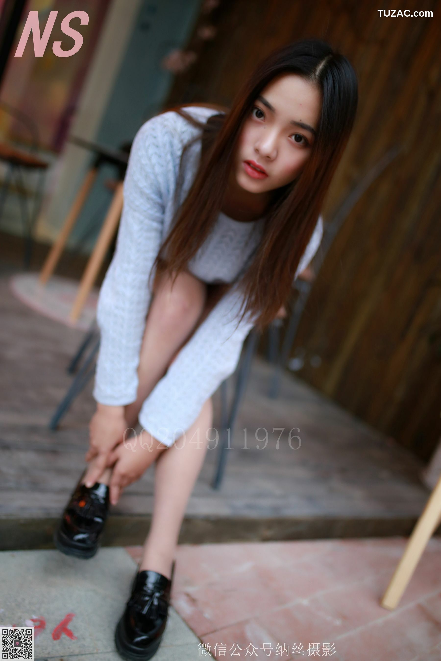 纳丝摄影_洋洋《长发长腿清秀美女》 NO.098 写真集[84P]