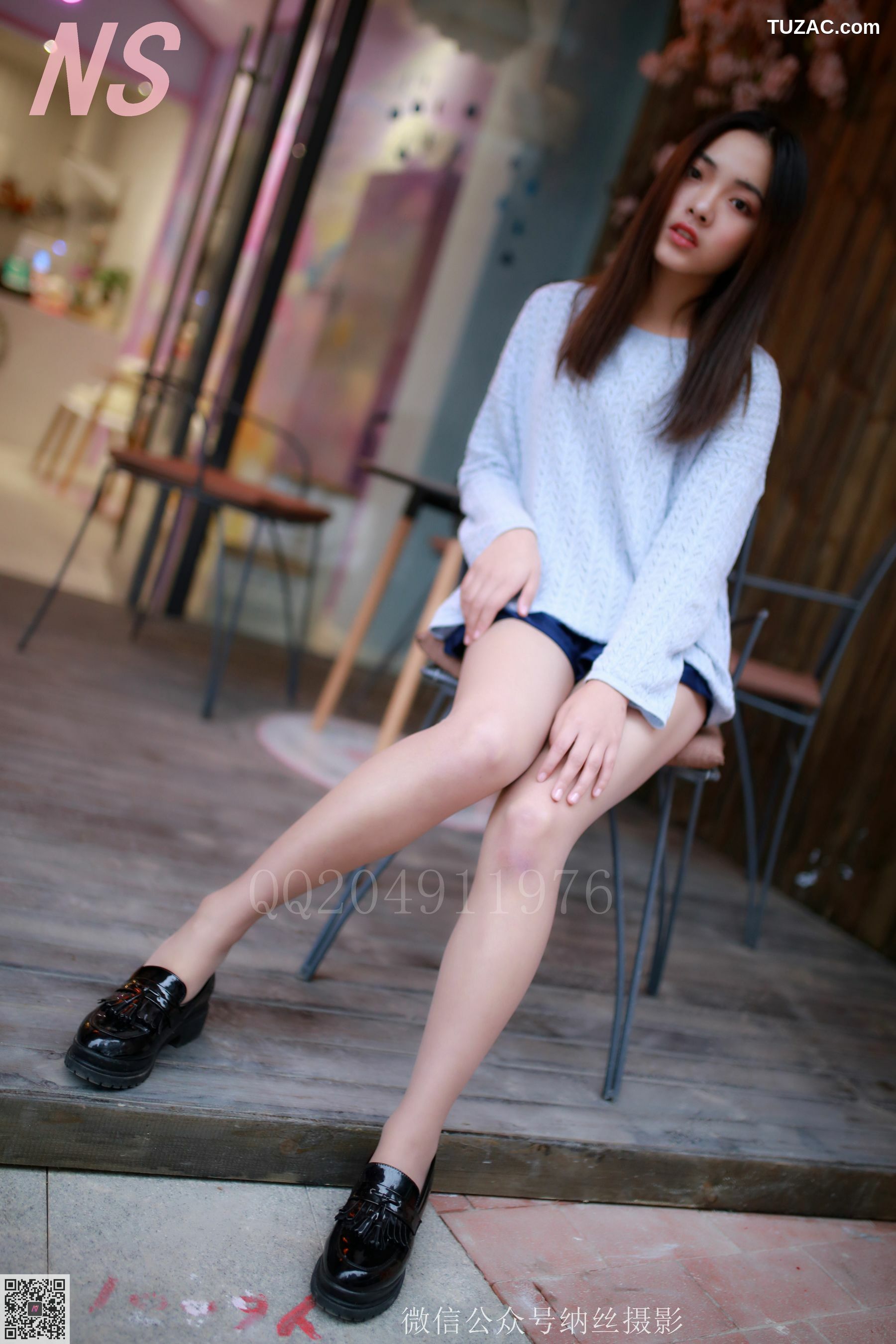 纳丝摄影_洋洋《长发长腿清秀美女》 NO.098 写真集[84P]