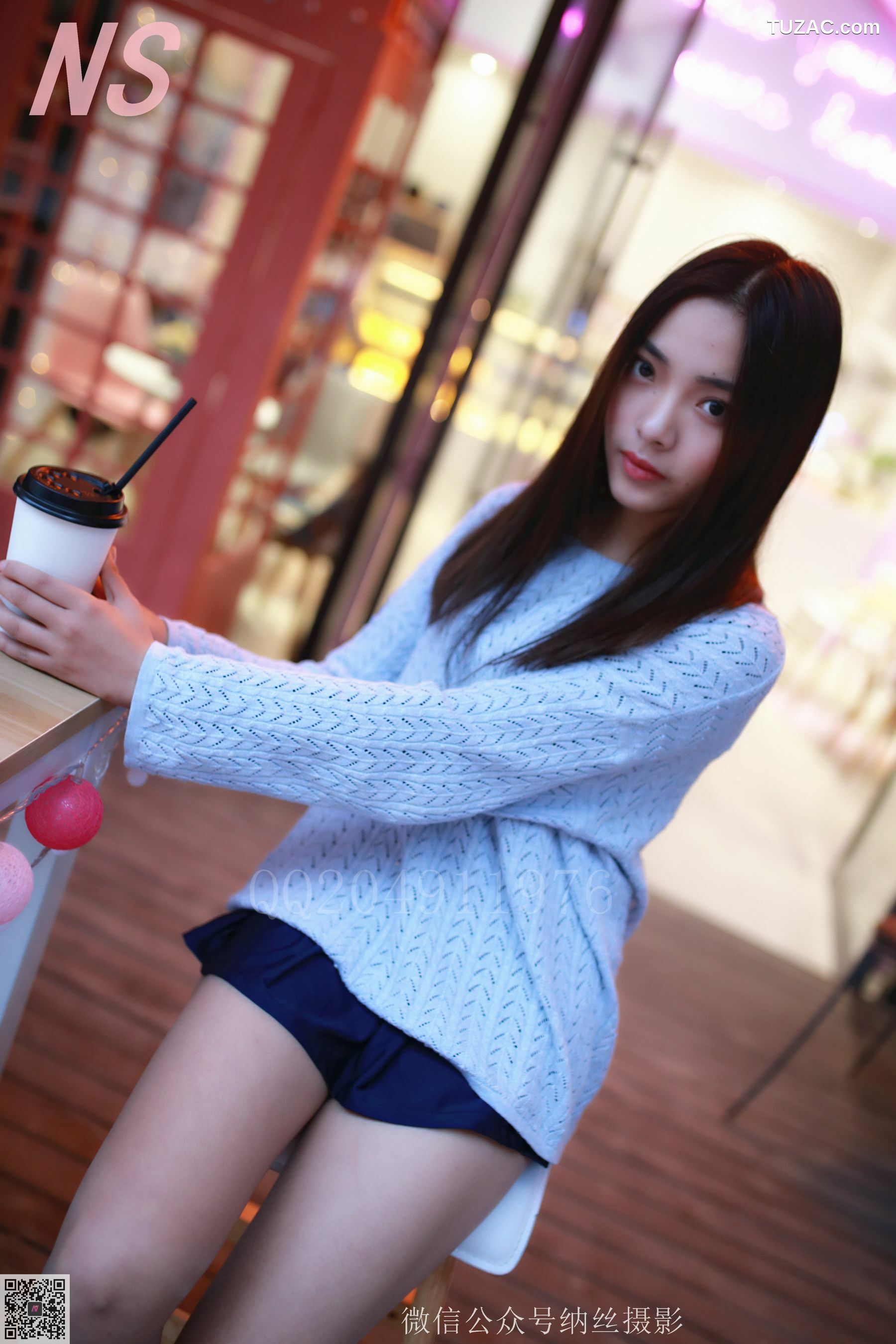 纳丝摄影_洋洋《长发长腿清秀美女》 NO.098 写真集[84P]