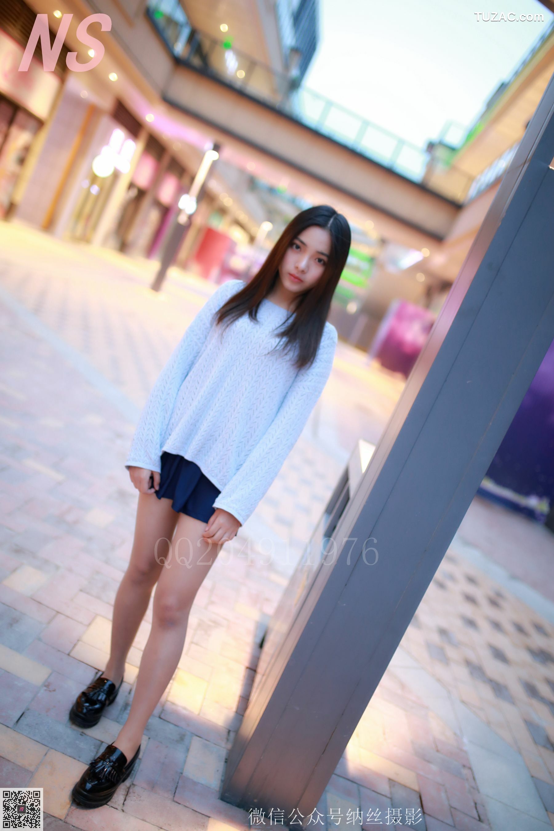 纳丝摄影_洋洋《长发长腿清秀美女》 NO.098 写真集[84P]