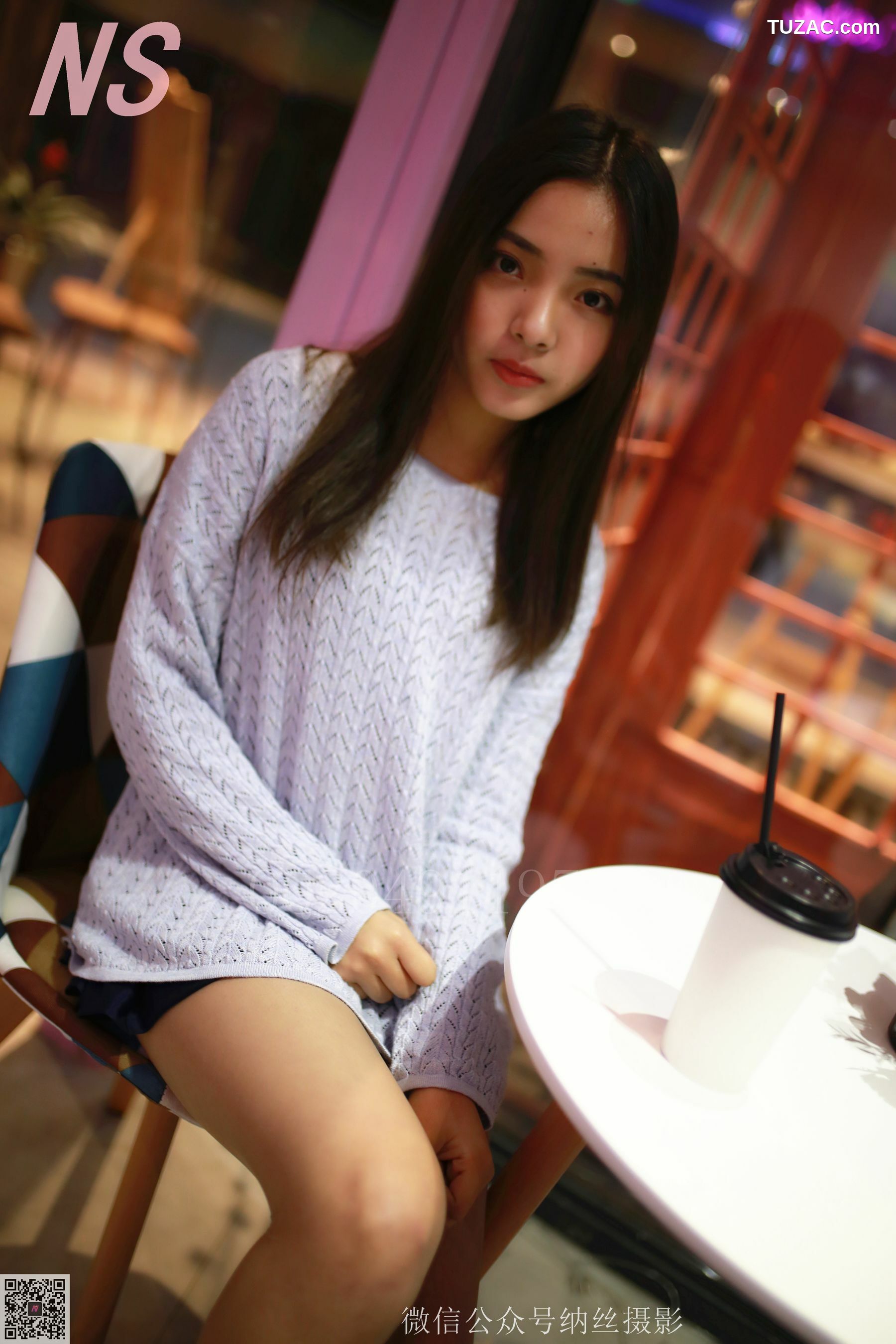 纳丝摄影_洋洋《长发长腿清秀美女》 NO.098 写真集[84P]