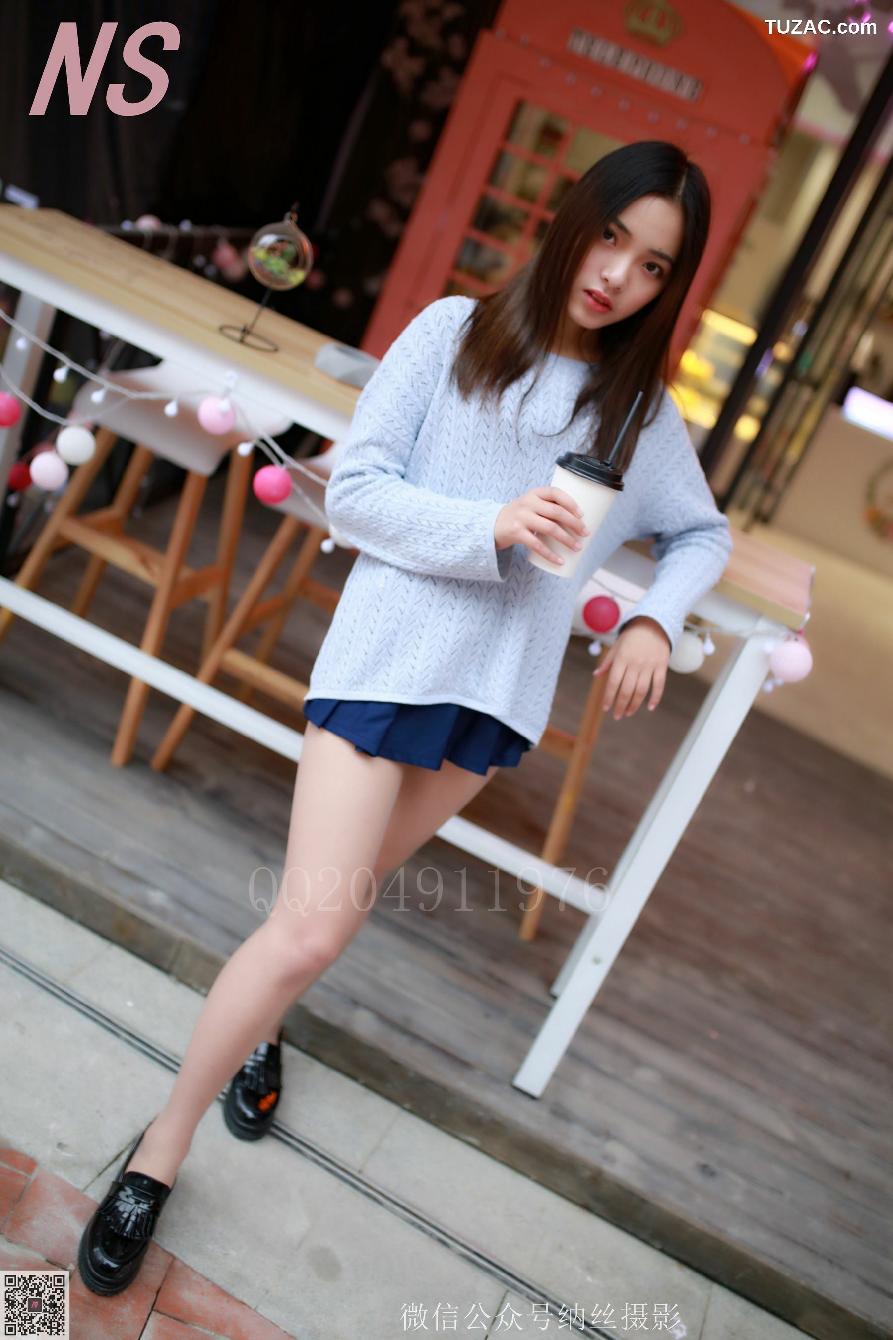 纳丝摄影_洋洋《长发长腿清秀美女》 NO.098 写真集[84P]