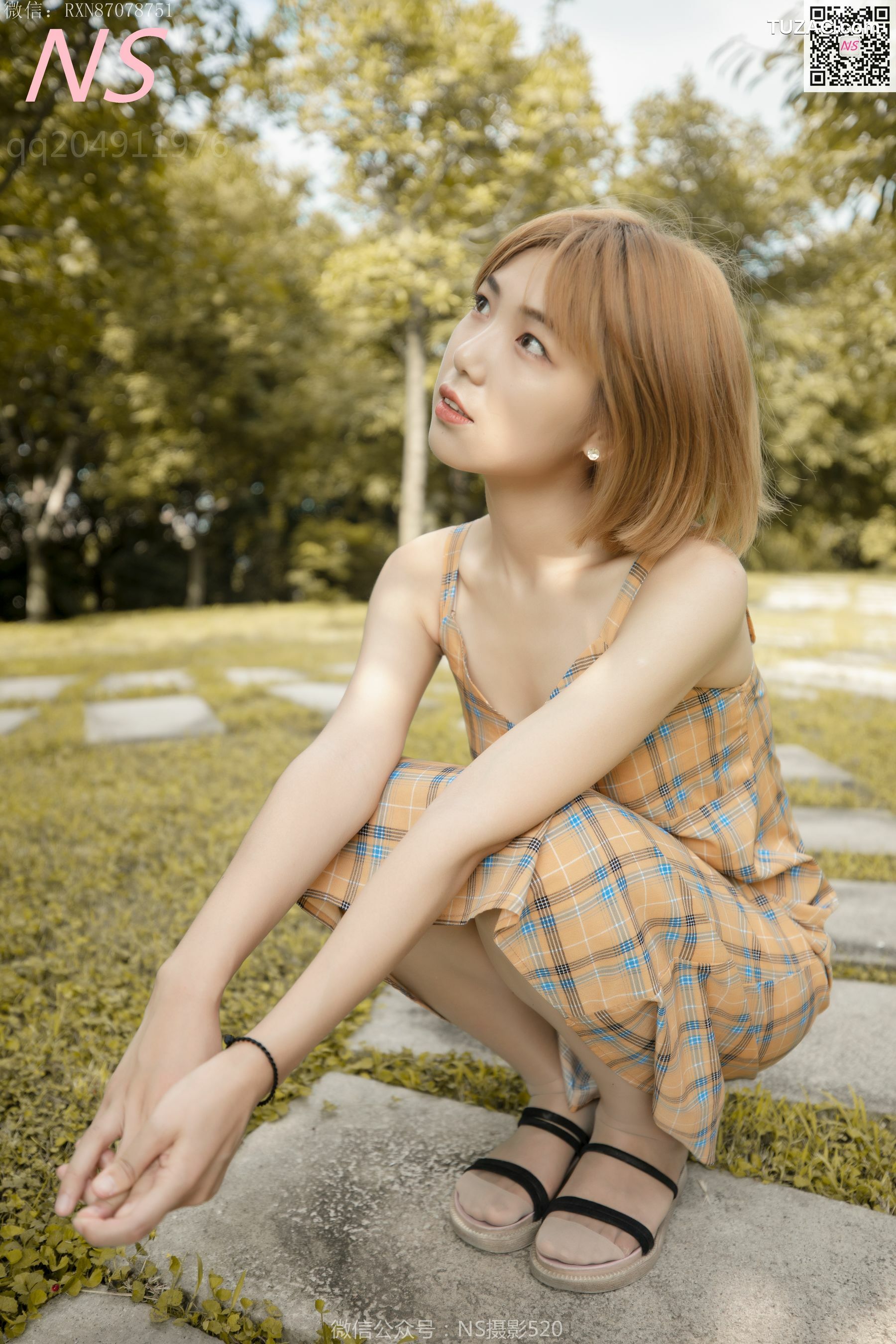 纳丝摄影_玉素《森系丝袜女神》 写真集[52P]