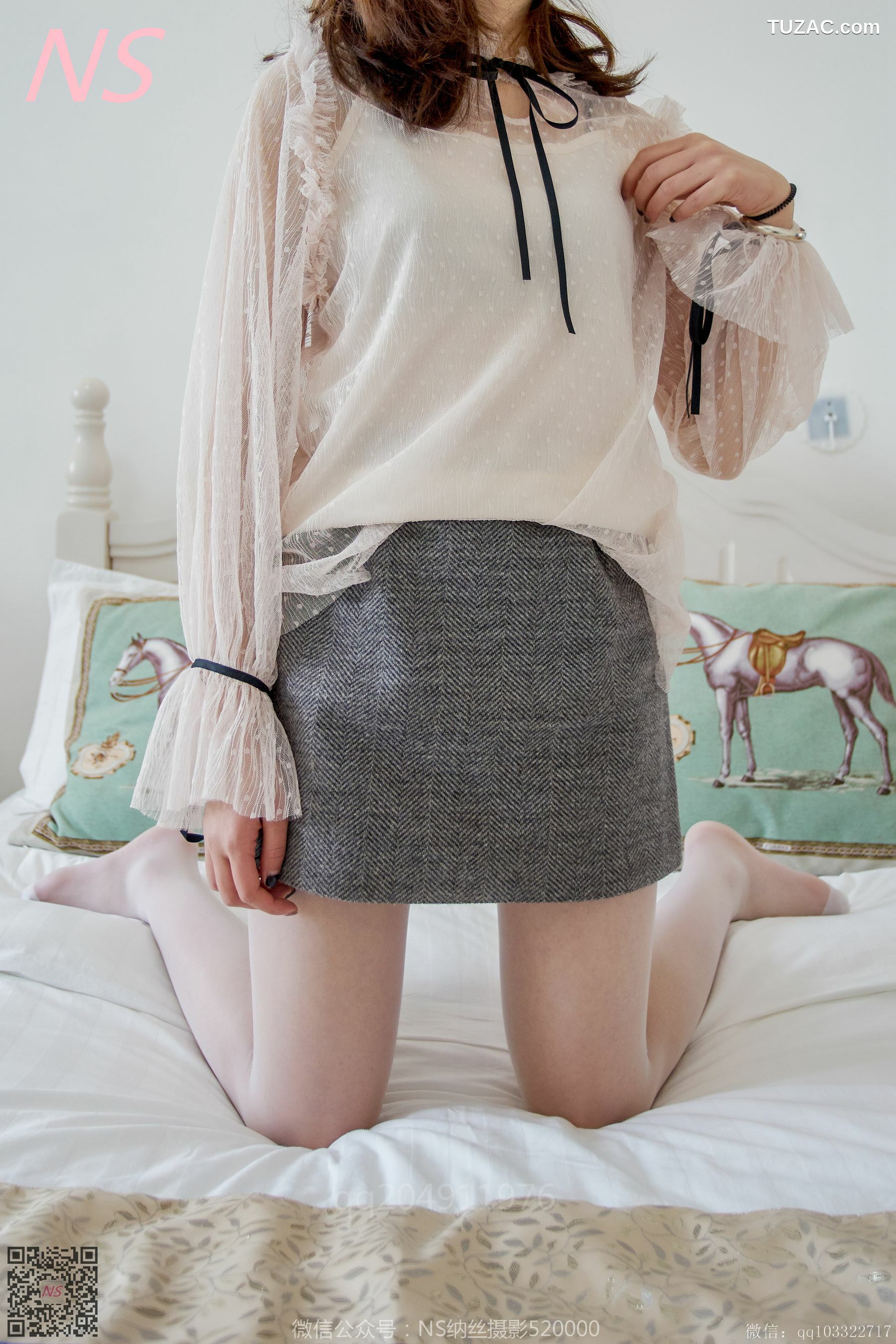 纳丝摄影_王小瑞《薄丝美腿》 写真集[64P]