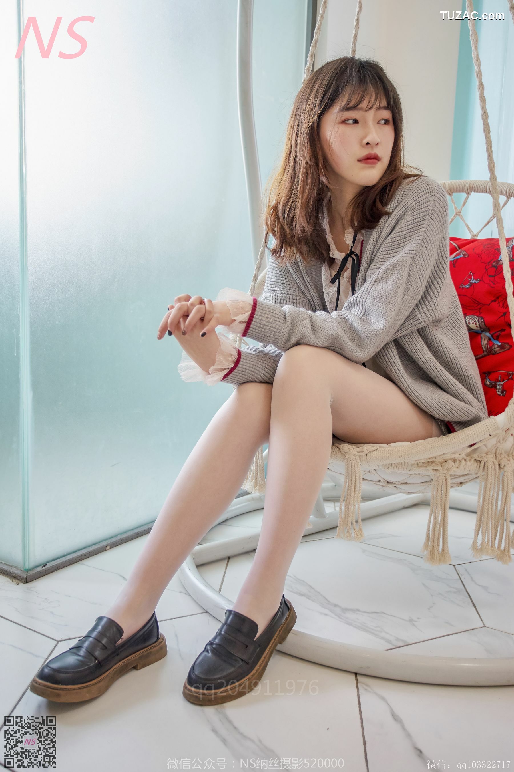 纳丝摄影_王小瑞《薄丝美腿》 写真集[64P]