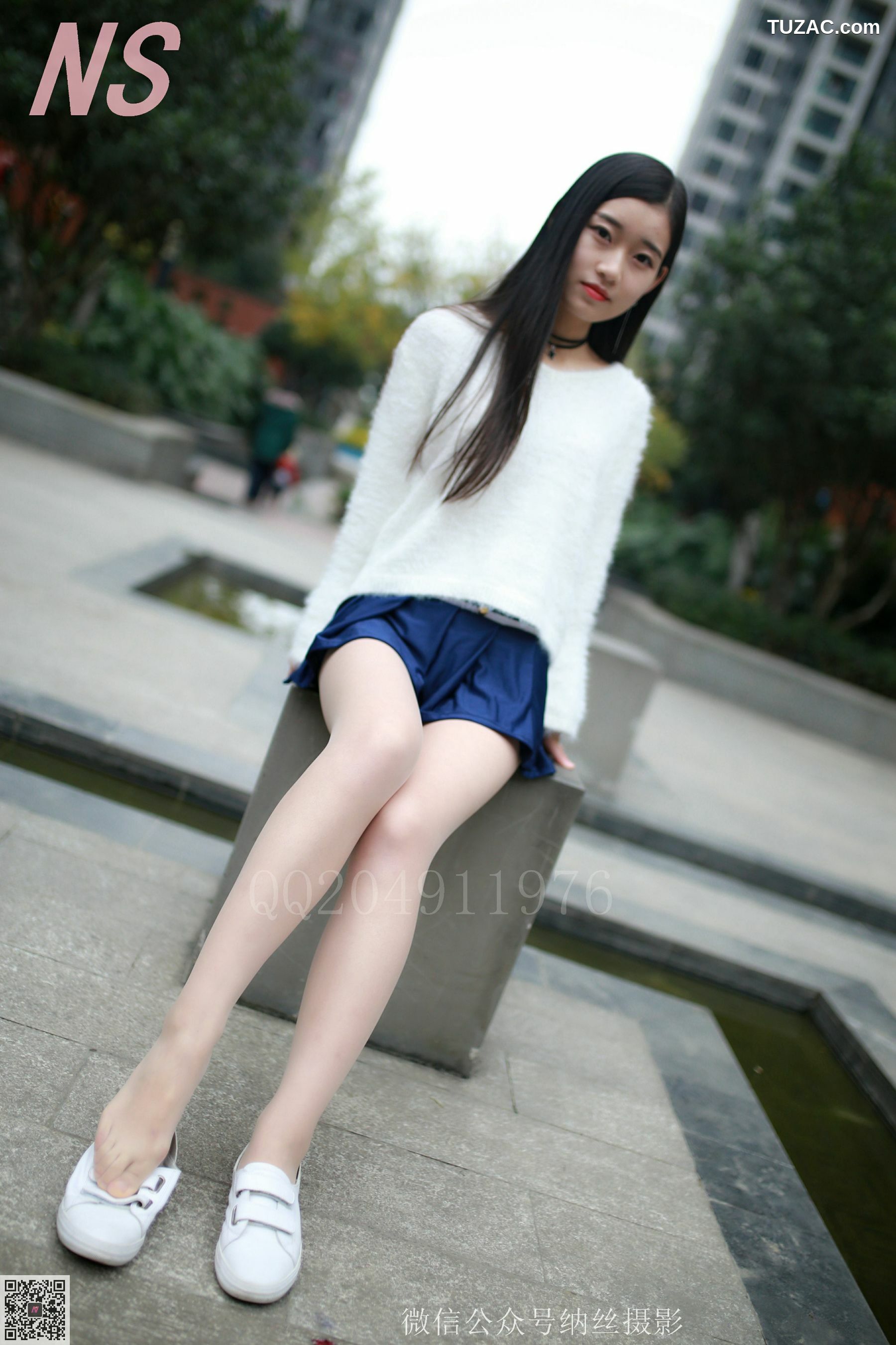 纳丝摄影_珊珊《超短裙美腿肉丝》 NO.097 写真集[94P]