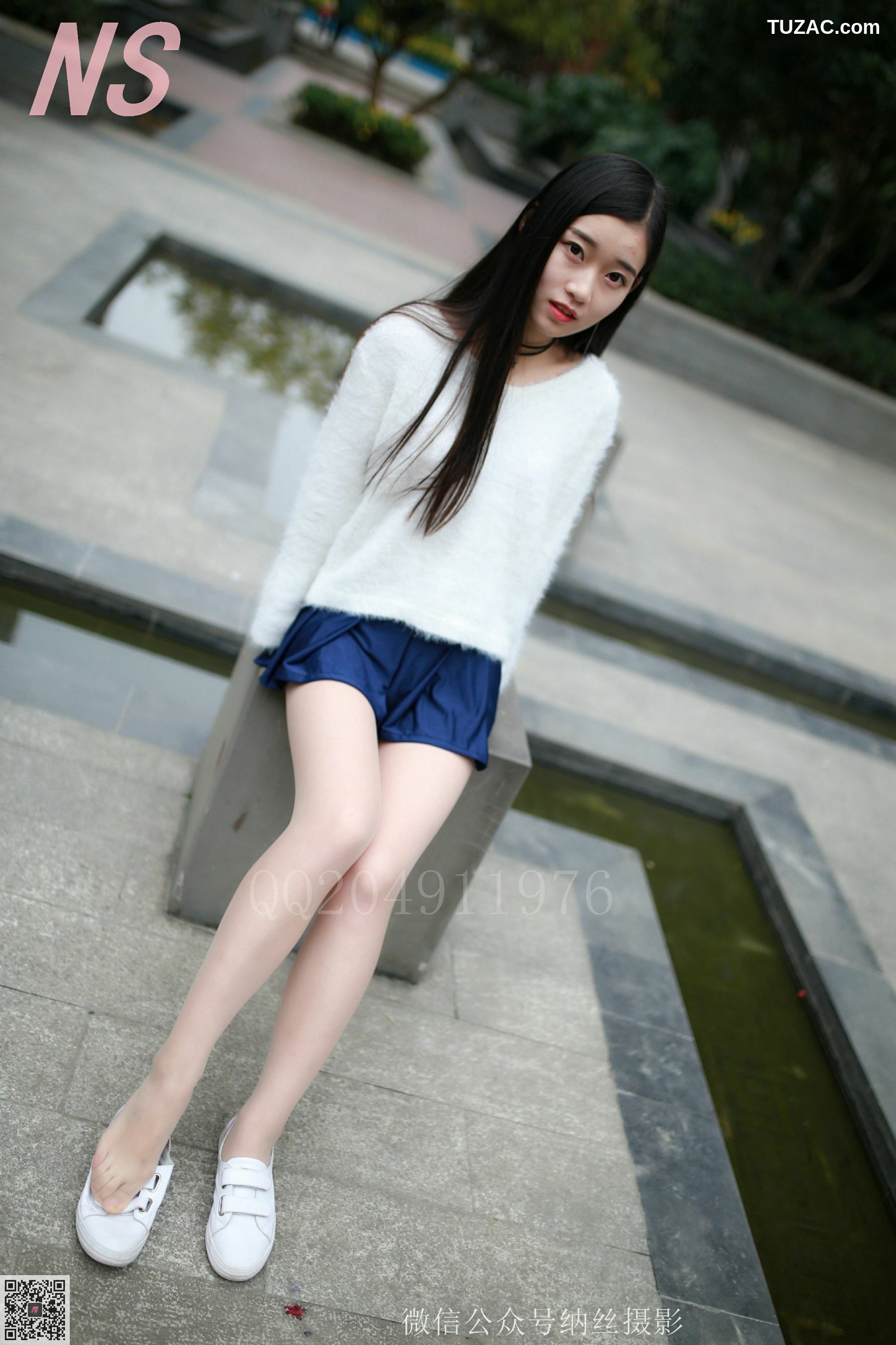 纳丝摄影_珊珊《超短裙美腿肉丝》 NO.097 写真集[94P]