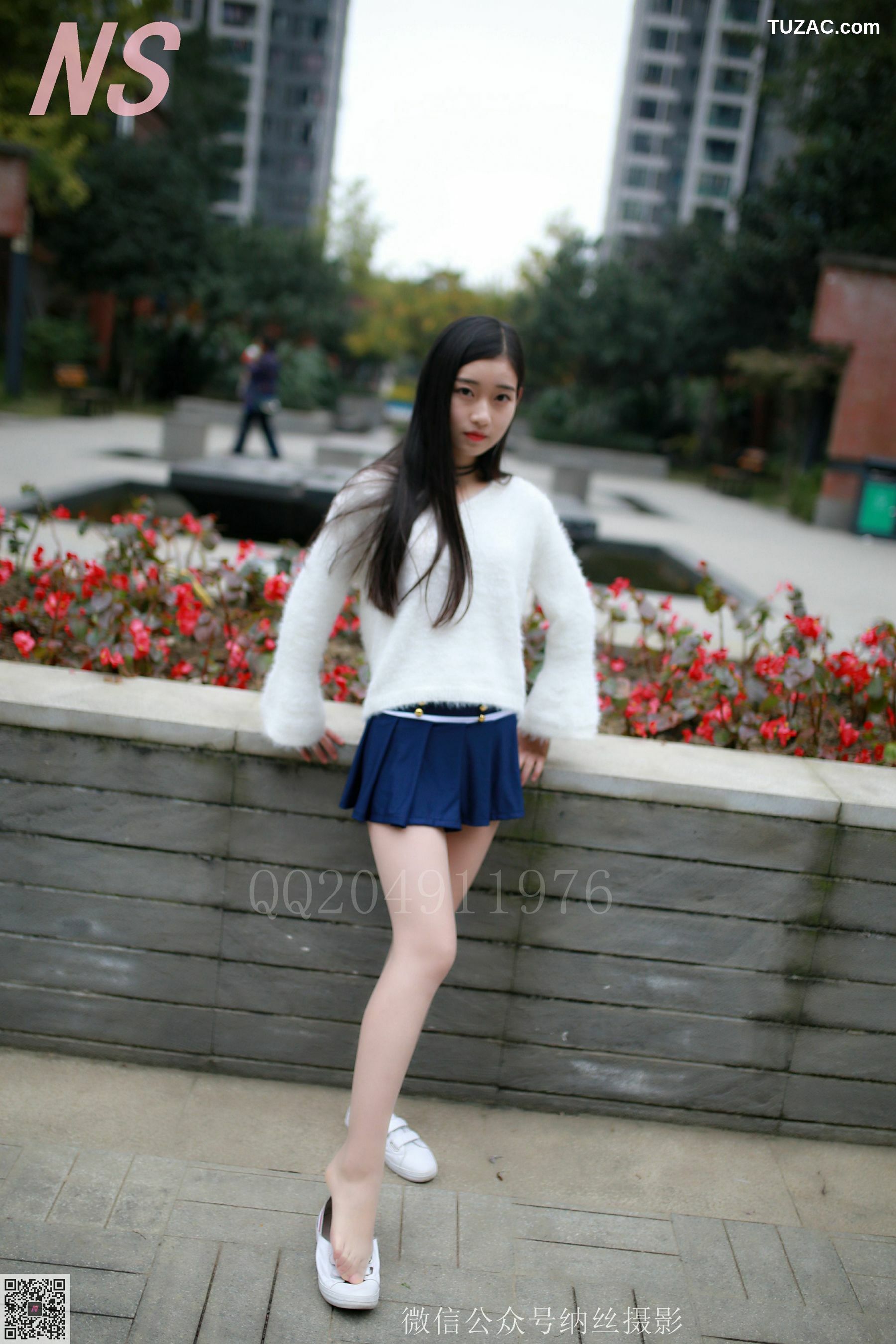 纳丝摄影_珊珊《超短裙美腿肉丝》 NO.097 写真集[94P]