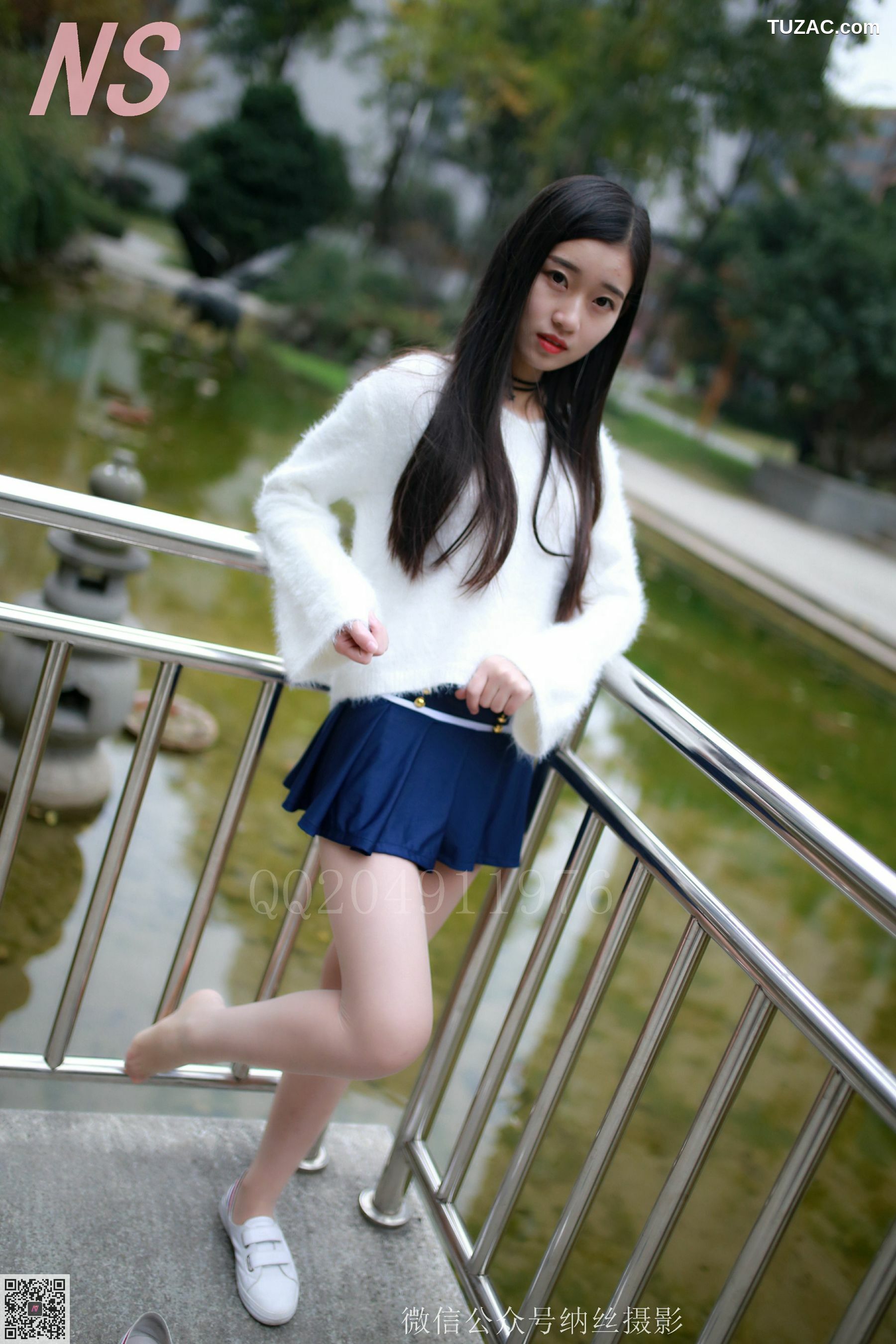 纳丝摄影_珊珊《超短裙美腿肉丝》 NO.097 写真集[94P]