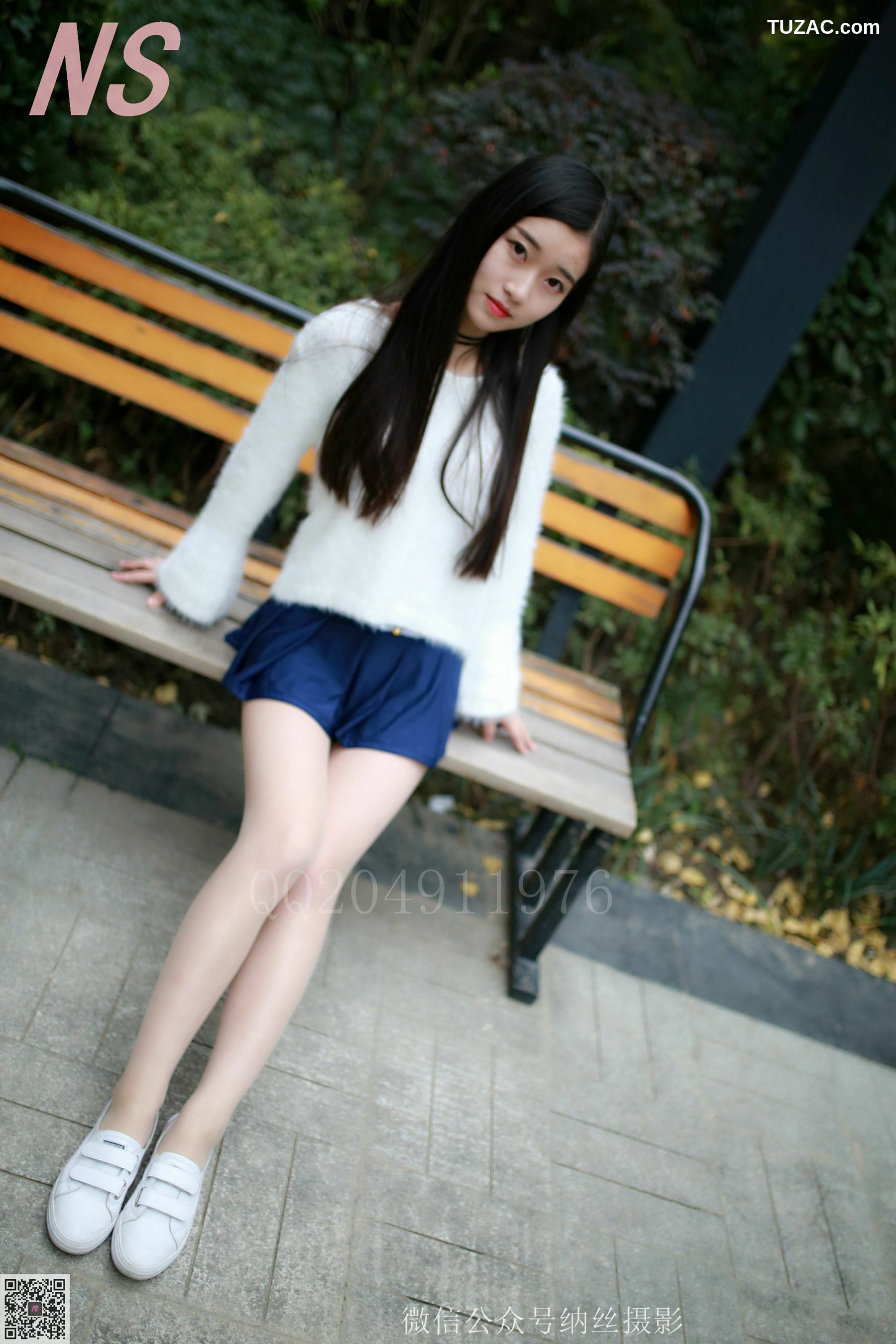 纳丝摄影_珊珊《超短裙美腿肉丝》 NO.097 写真集[94P]