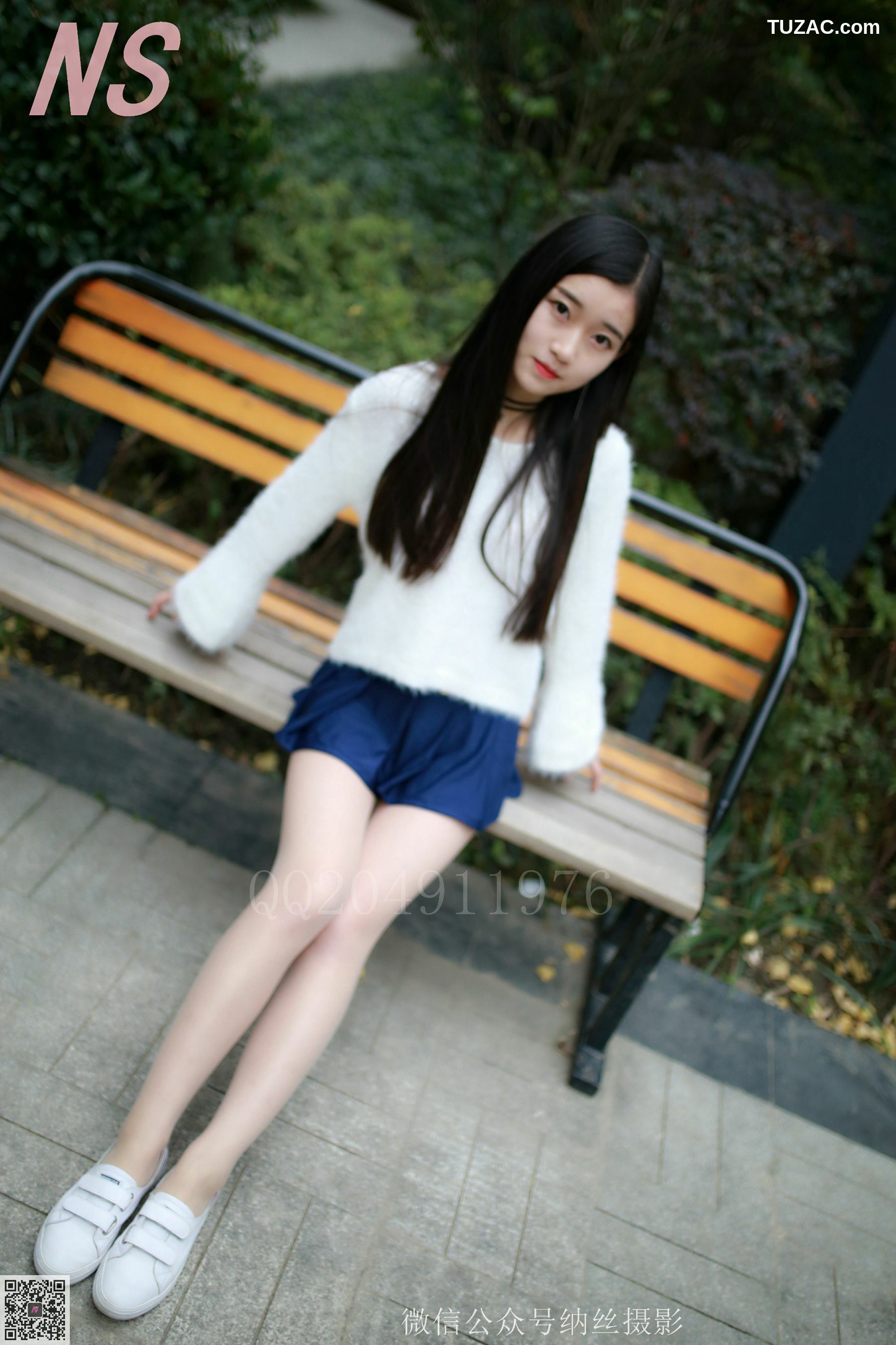 纳丝摄影_珊珊《超短裙美腿肉丝》 NO.097 写真集[94P]