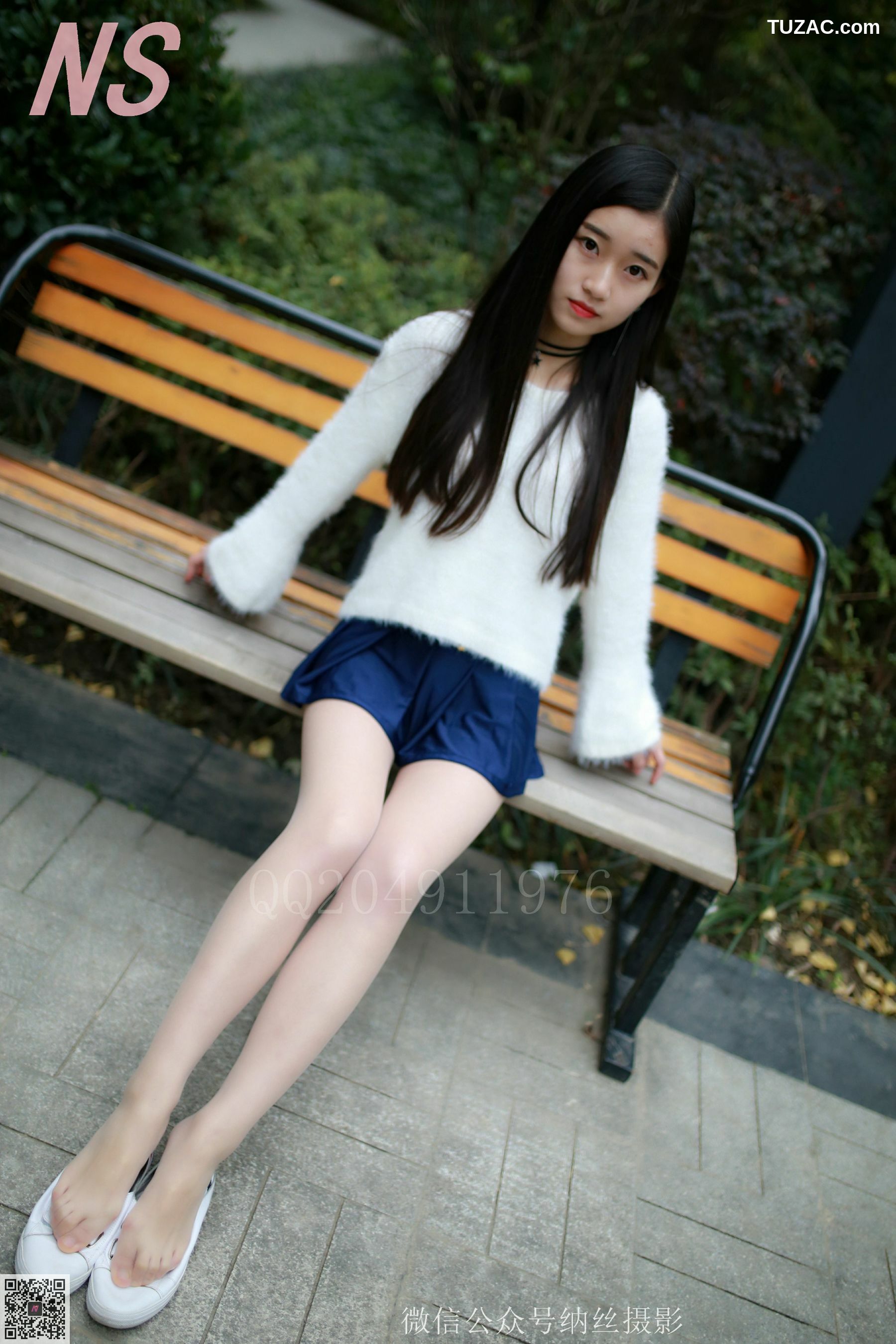 纳丝摄影_珊珊《超短裙美腿肉丝》 NO.097 写真集[94P]