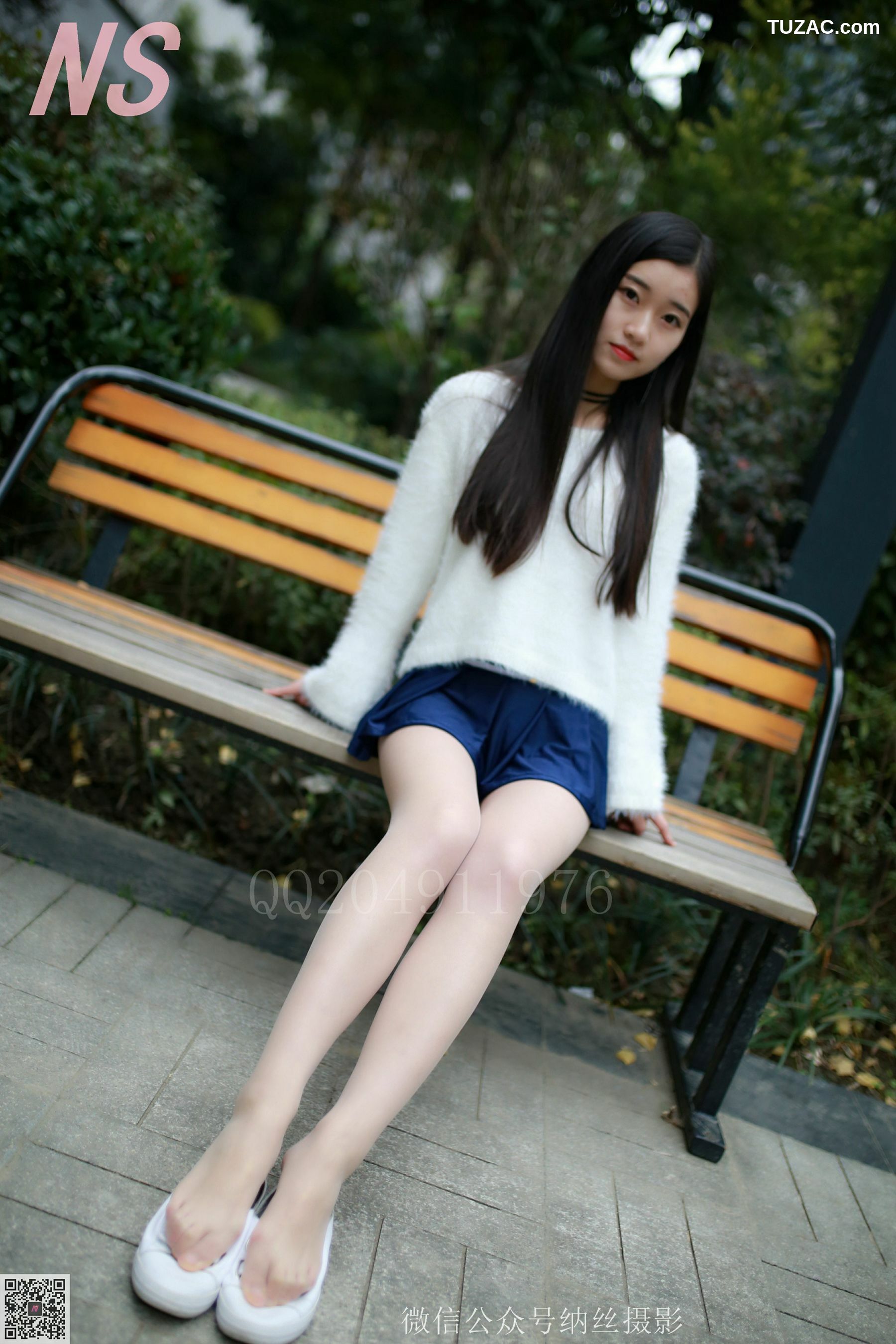 纳丝摄影_珊珊《超短裙美腿肉丝》 NO.097 写真集[94P]