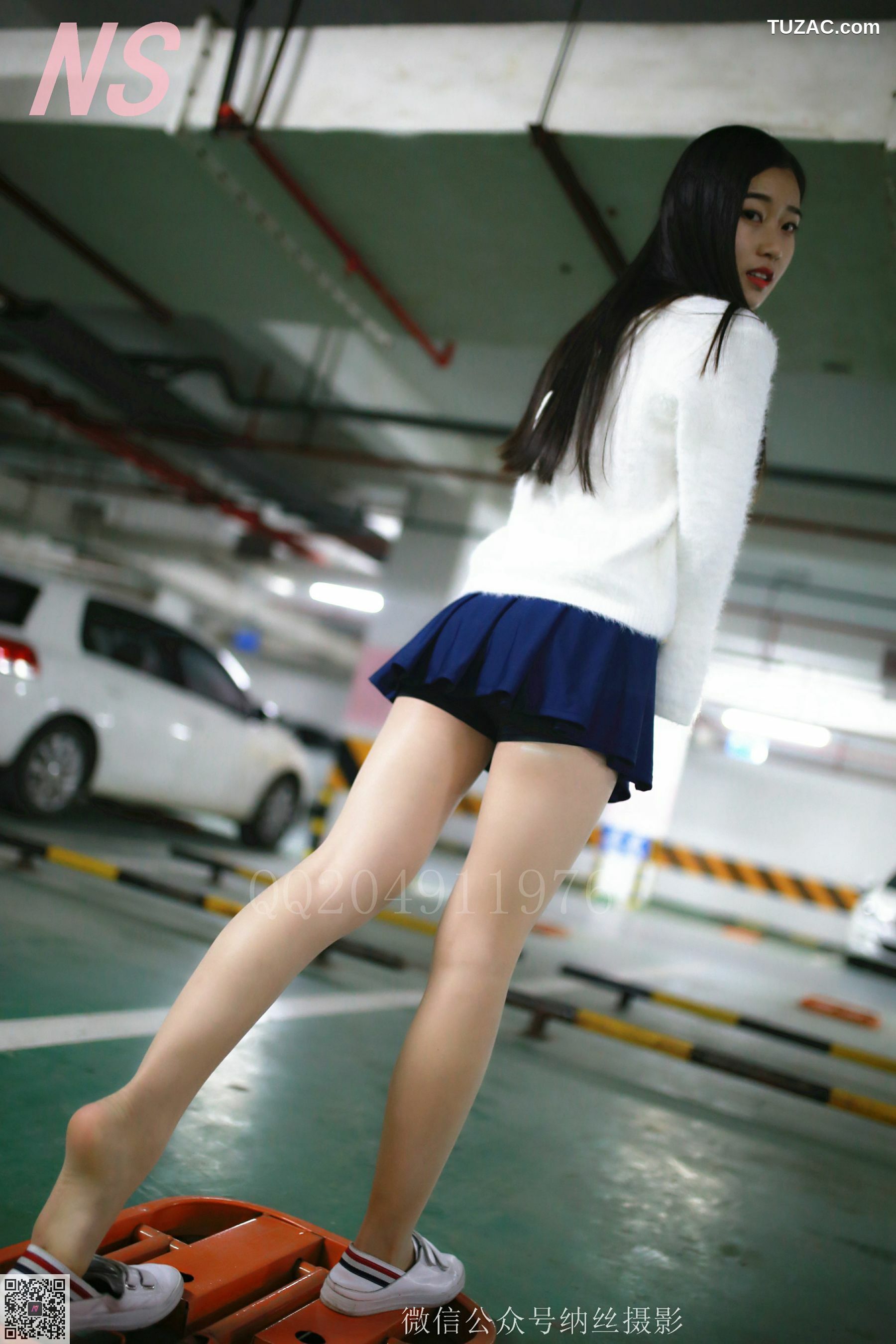 纳丝摄影_珊珊《超短裙美腿肉丝》 NO.097 写真集[94P]