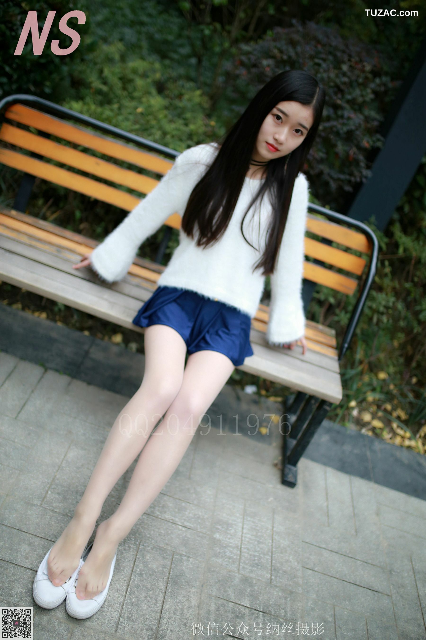 纳丝摄影_珊珊《超短裙美腿肉丝》 NO.097 写真集[94P]