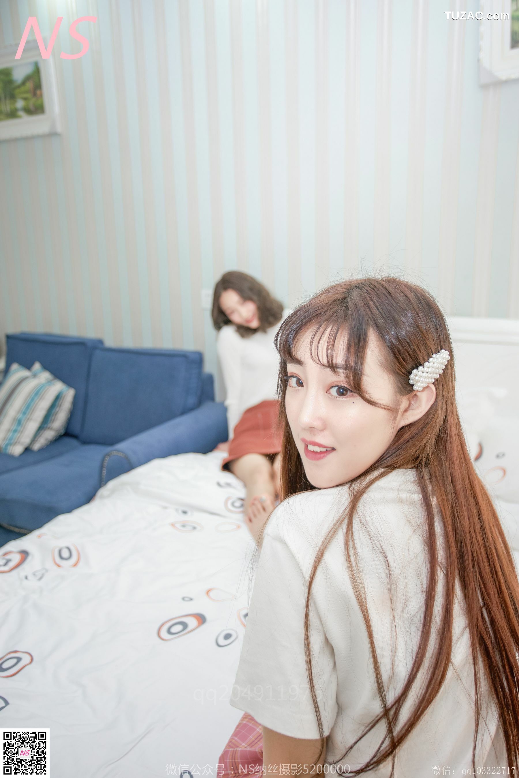 纳丝摄影_琴子&amp;舒怡《双人裸足》 NO.192 写真集[49P]