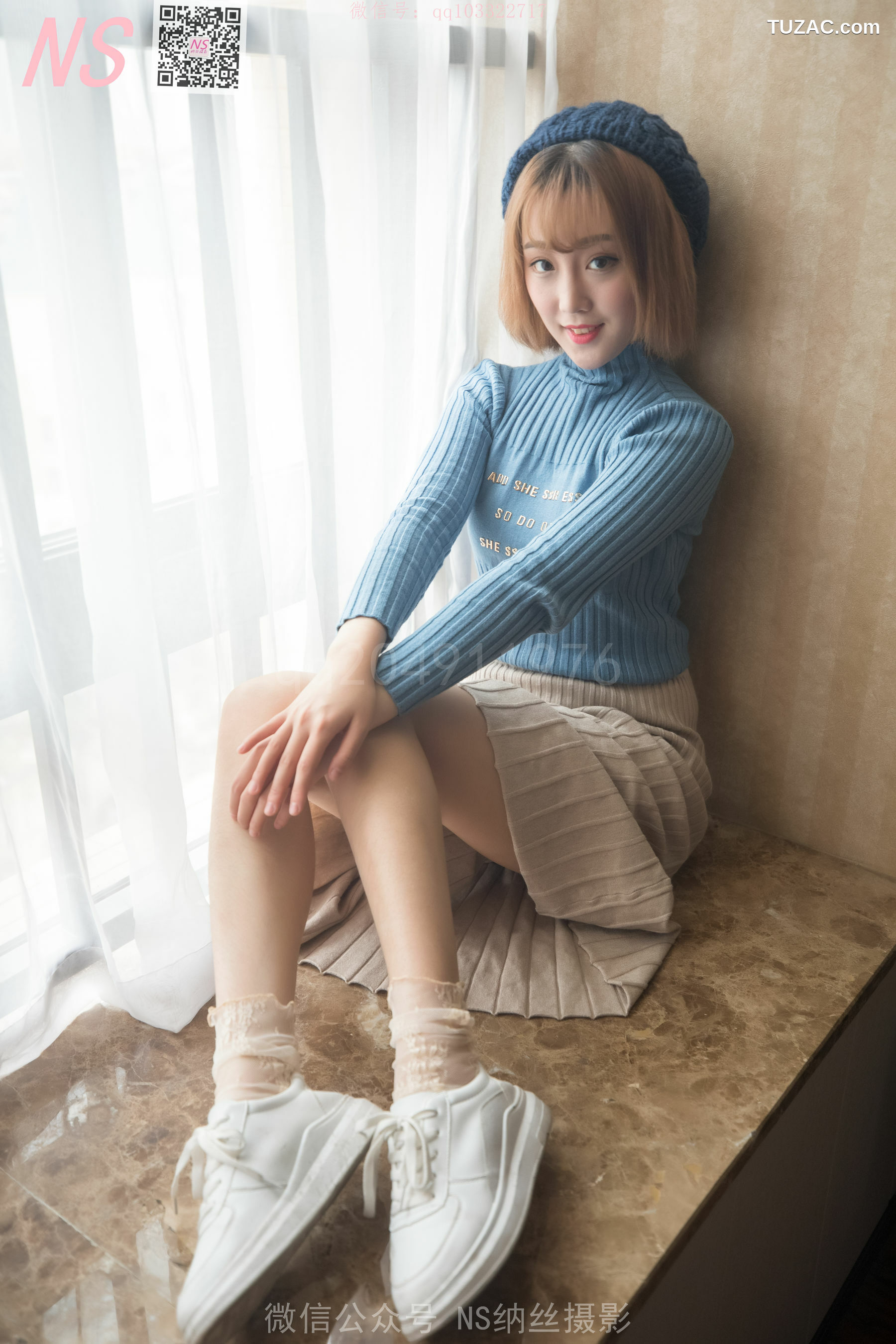 纳丝摄影_琴子《逆光短丝袜BY黑丝袜》 写真集[95P]