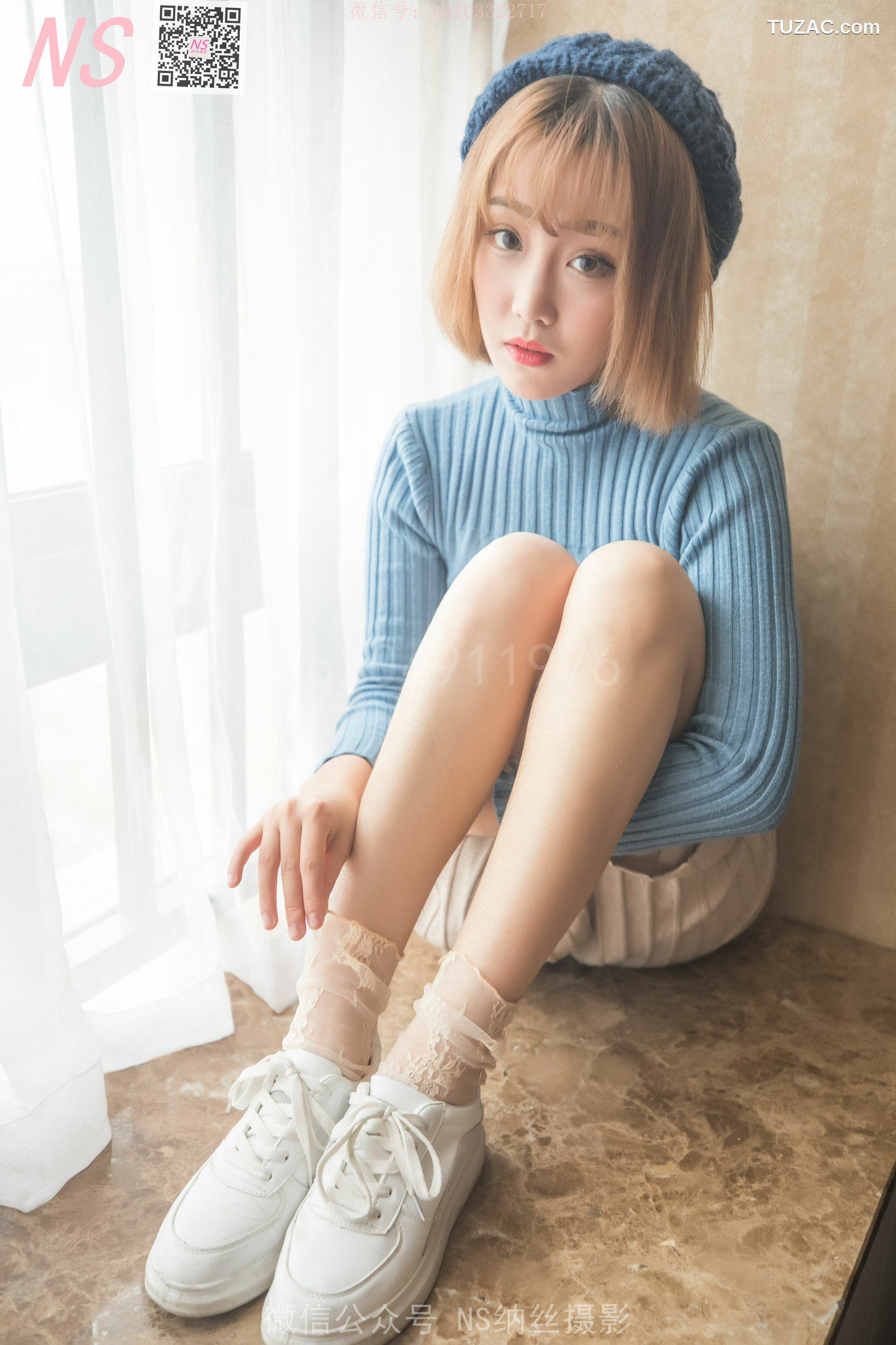 纳丝摄影_琴子《逆光短丝袜BY黑丝袜》 写真集[95P]