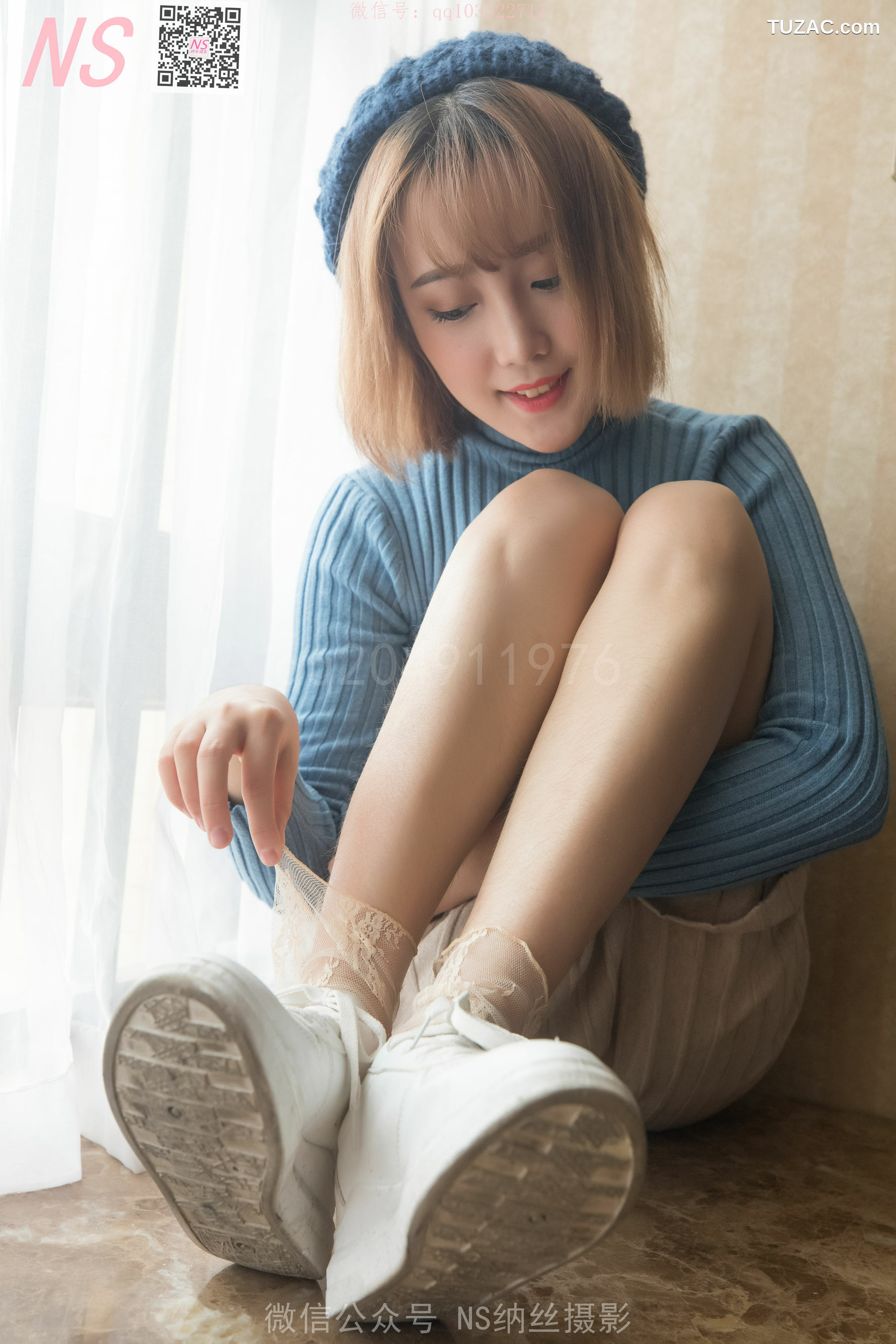 纳丝摄影_琴子《逆光短丝袜BY黑丝袜》 写真集[95P]