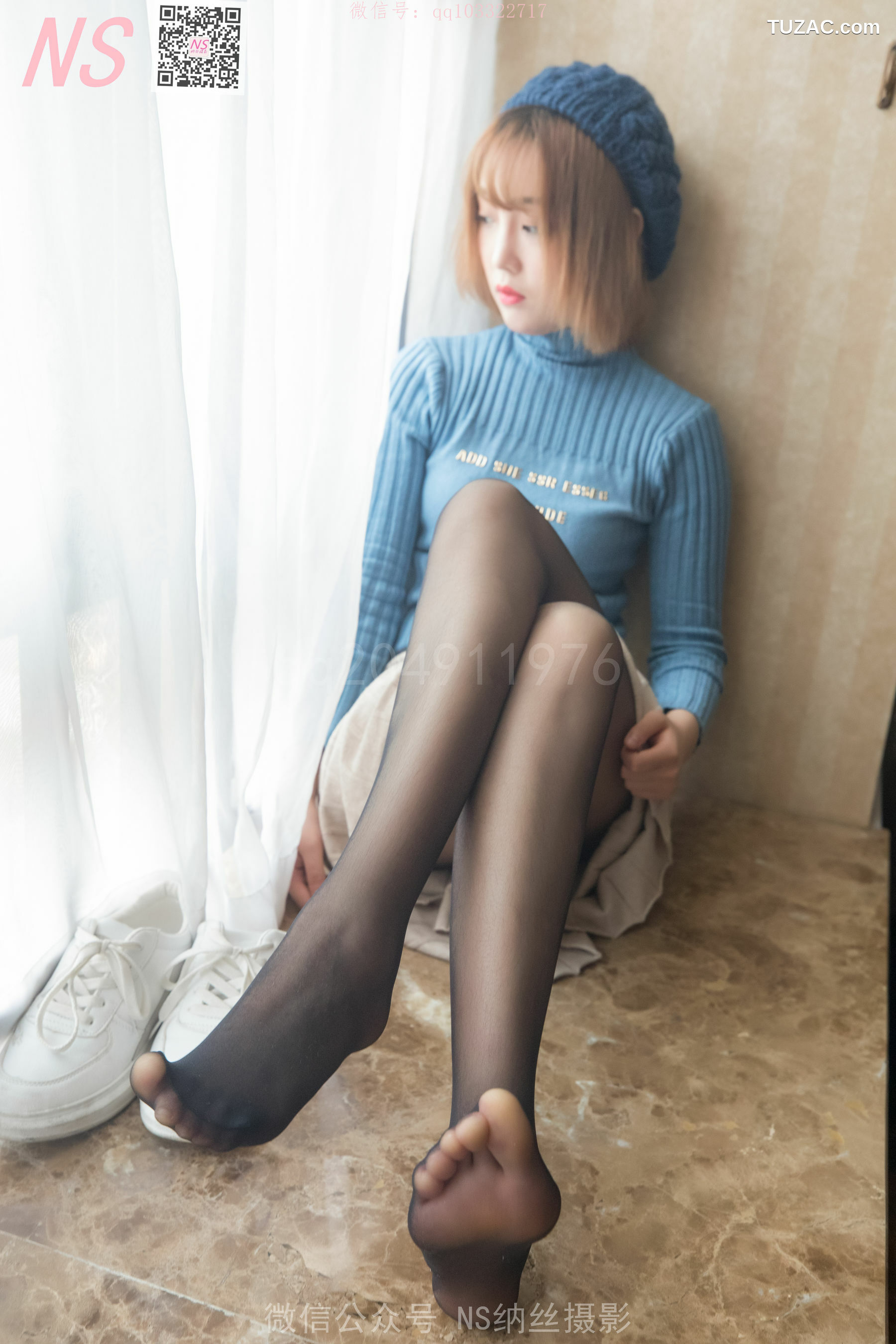 纳丝摄影_琴子《逆光短丝袜BY黑丝袜》 写真集[95P]