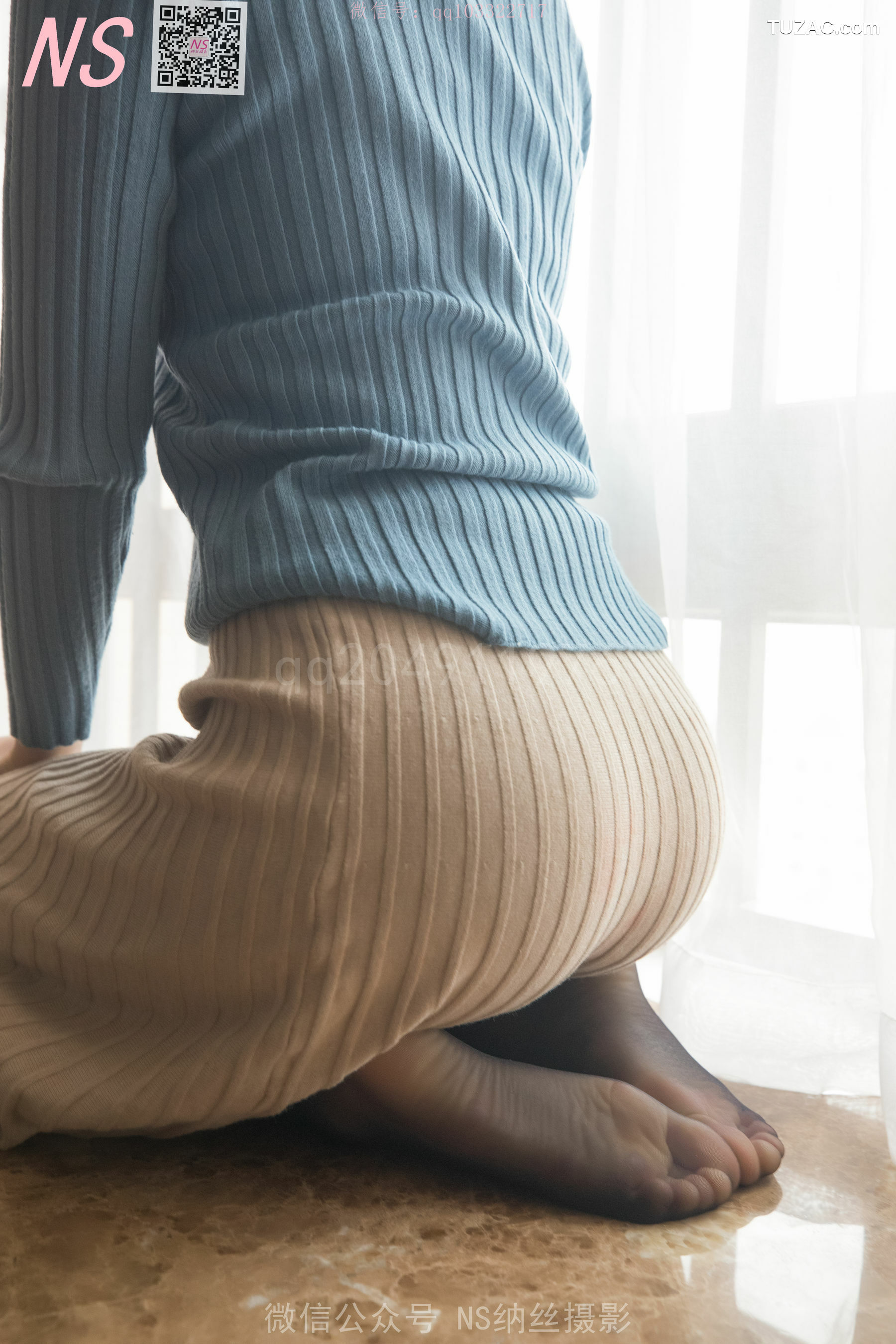 纳丝摄影_琴子《逆光短丝袜BY黑丝袜》 写真集[95P]