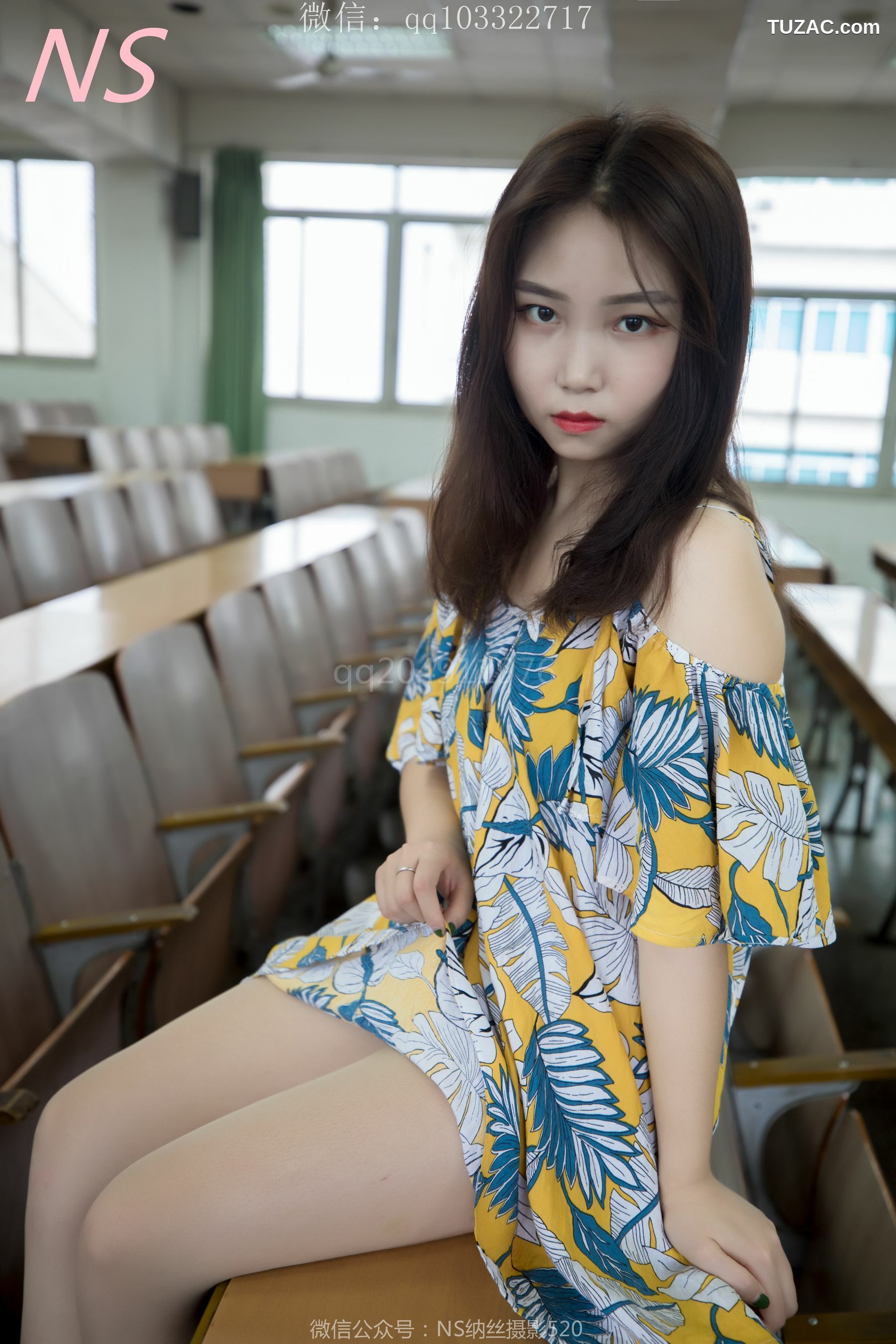 纳丝摄影_瑶瑶《毕业季 肉色丝袜美腿萌萌哒》 写真集[79P]