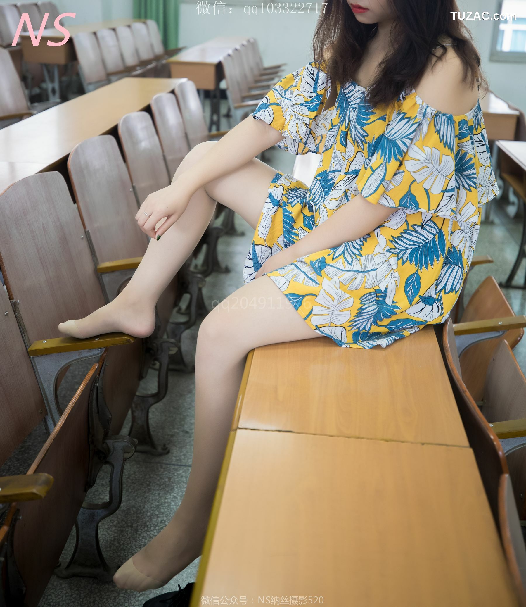 纳丝摄影_瑶瑶《毕业季 肉色丝袜美腿萌萌哒》 写真集[79P]