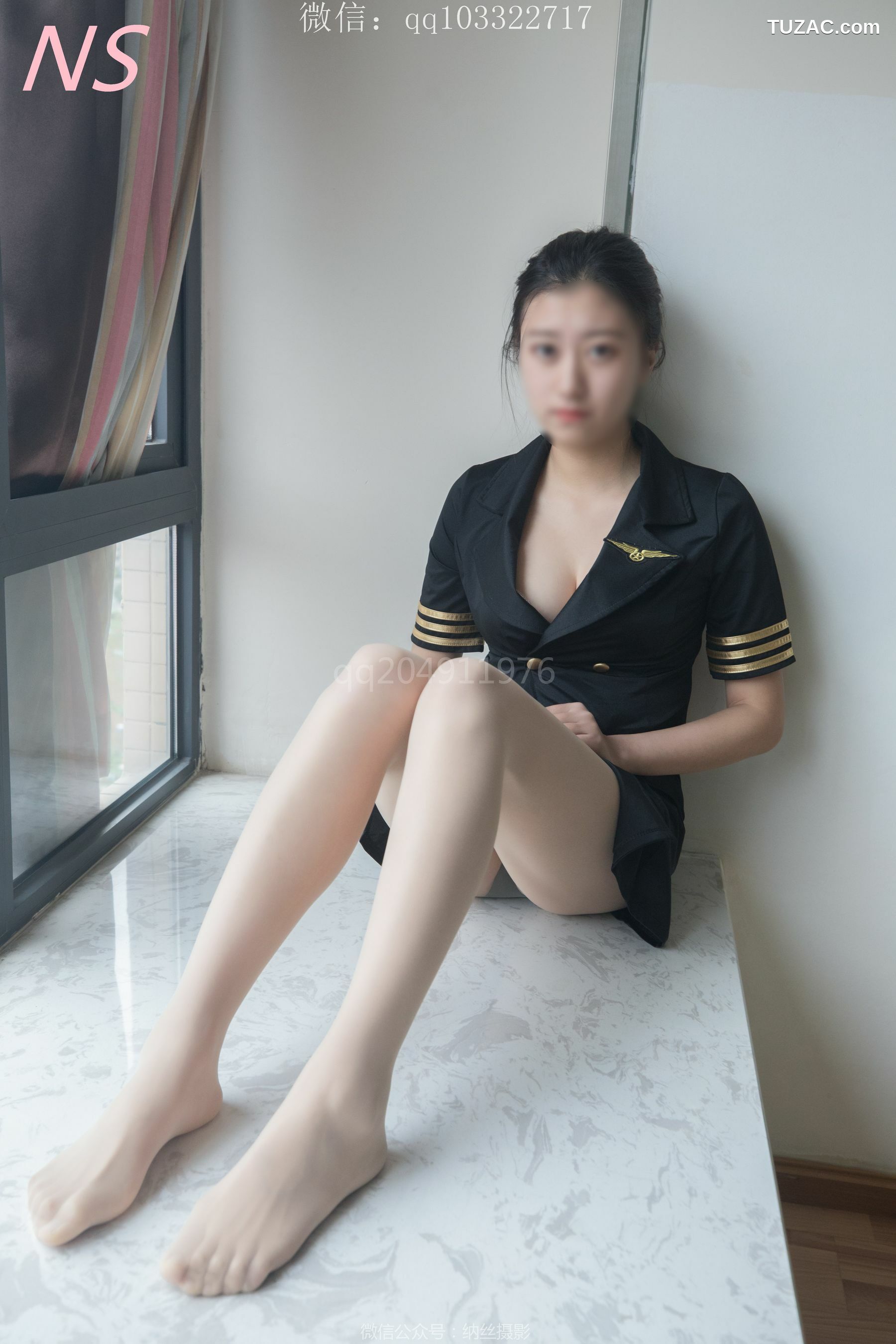 纳丝摄影_甜儿《空姐肉丝》 写真集[99P]