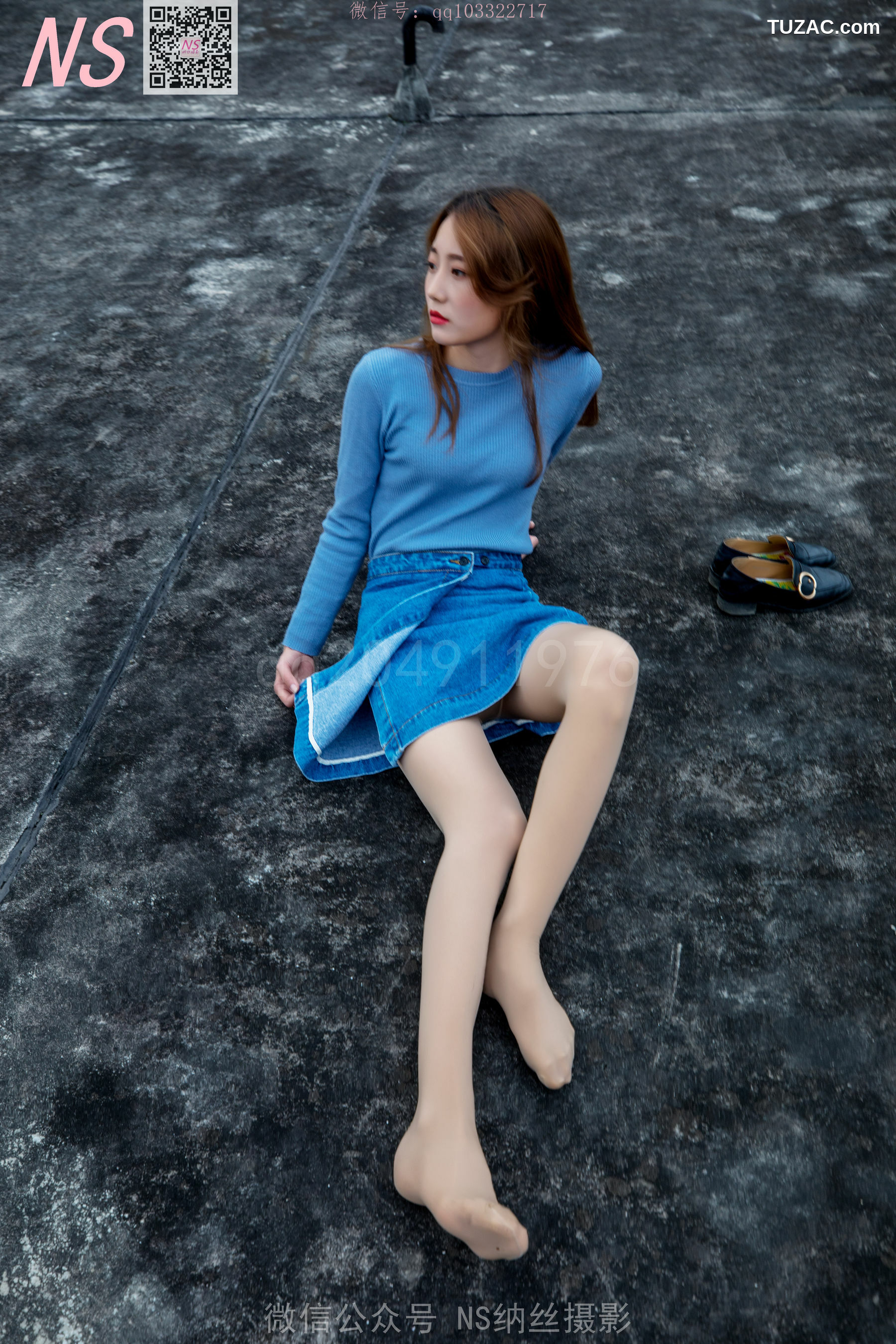 纳丝摄影_舒怡《女神天台肉色丝袜》 写真集[99P]