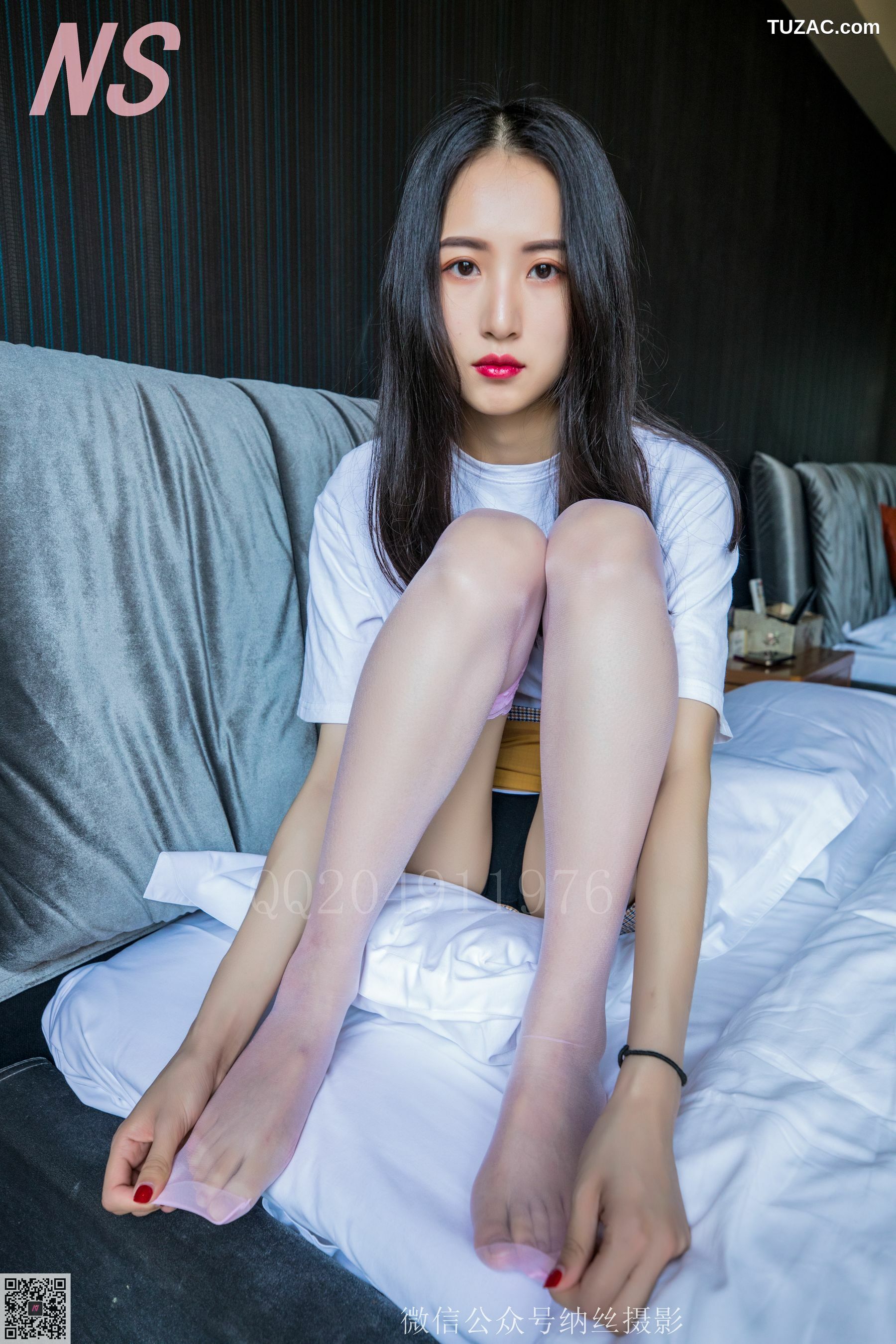 纳丝摄影_苏敏《室内粉苏》 写真集[85P]