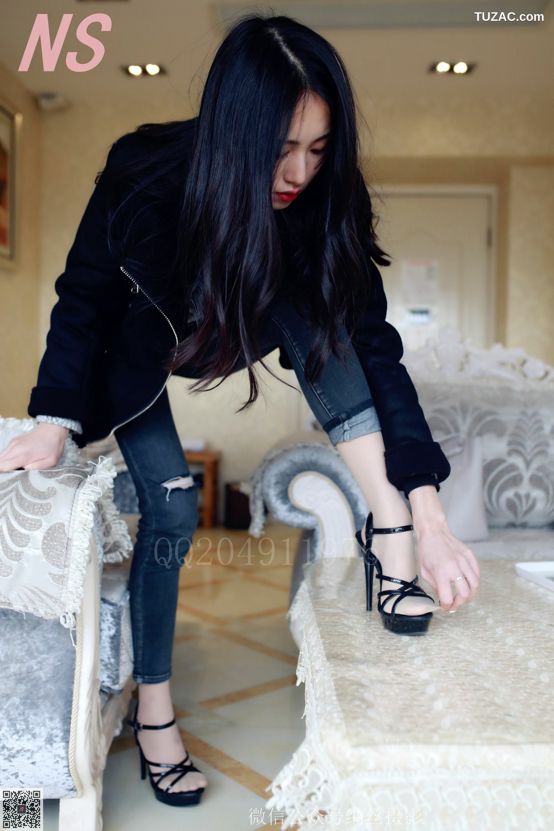 纳丝摄影_苏敏《绝美长腿》 NO.111 写真集[84P]