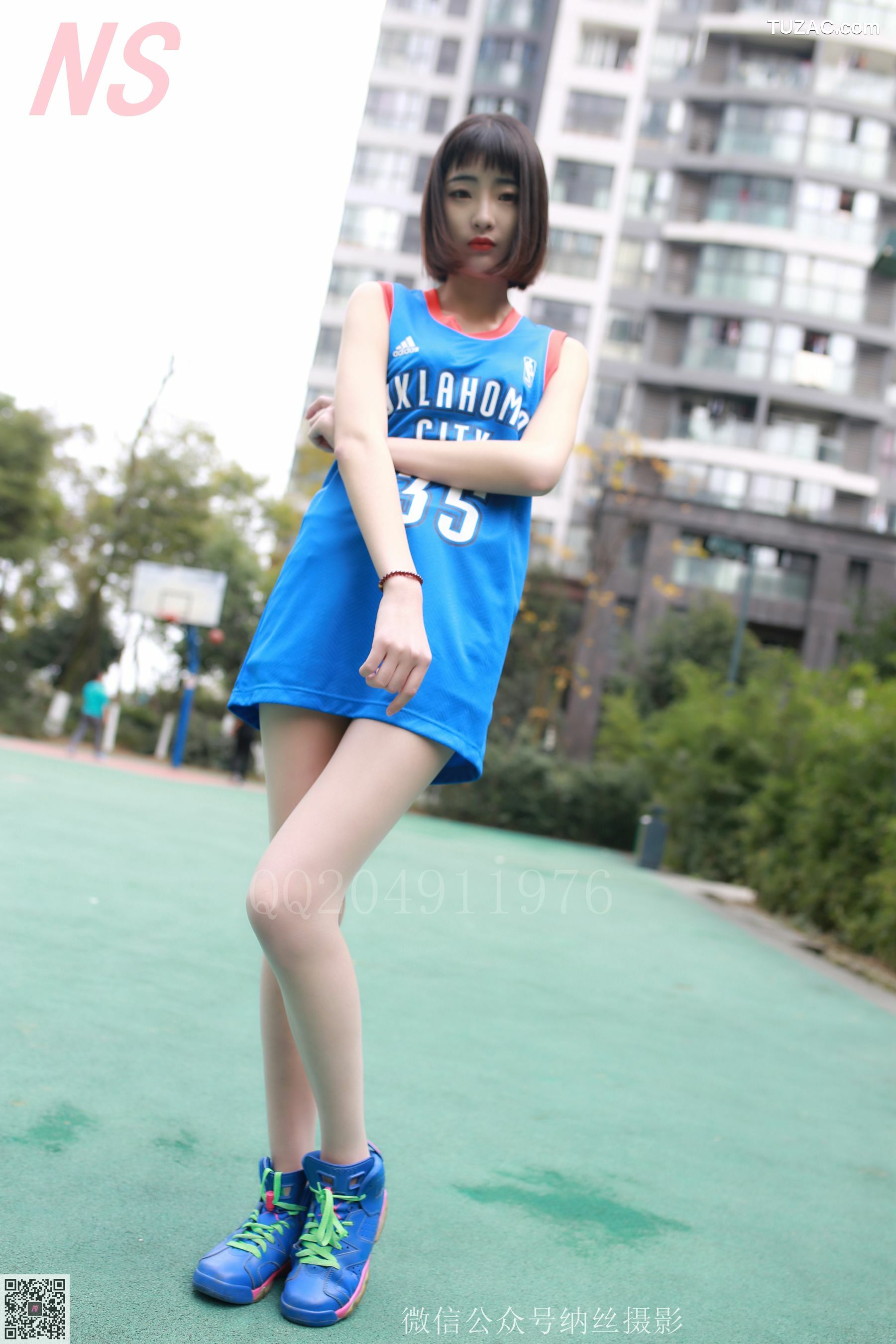 纳丝摄影_陈玉洁《篮球少女》 NO.107 写真集[99P]