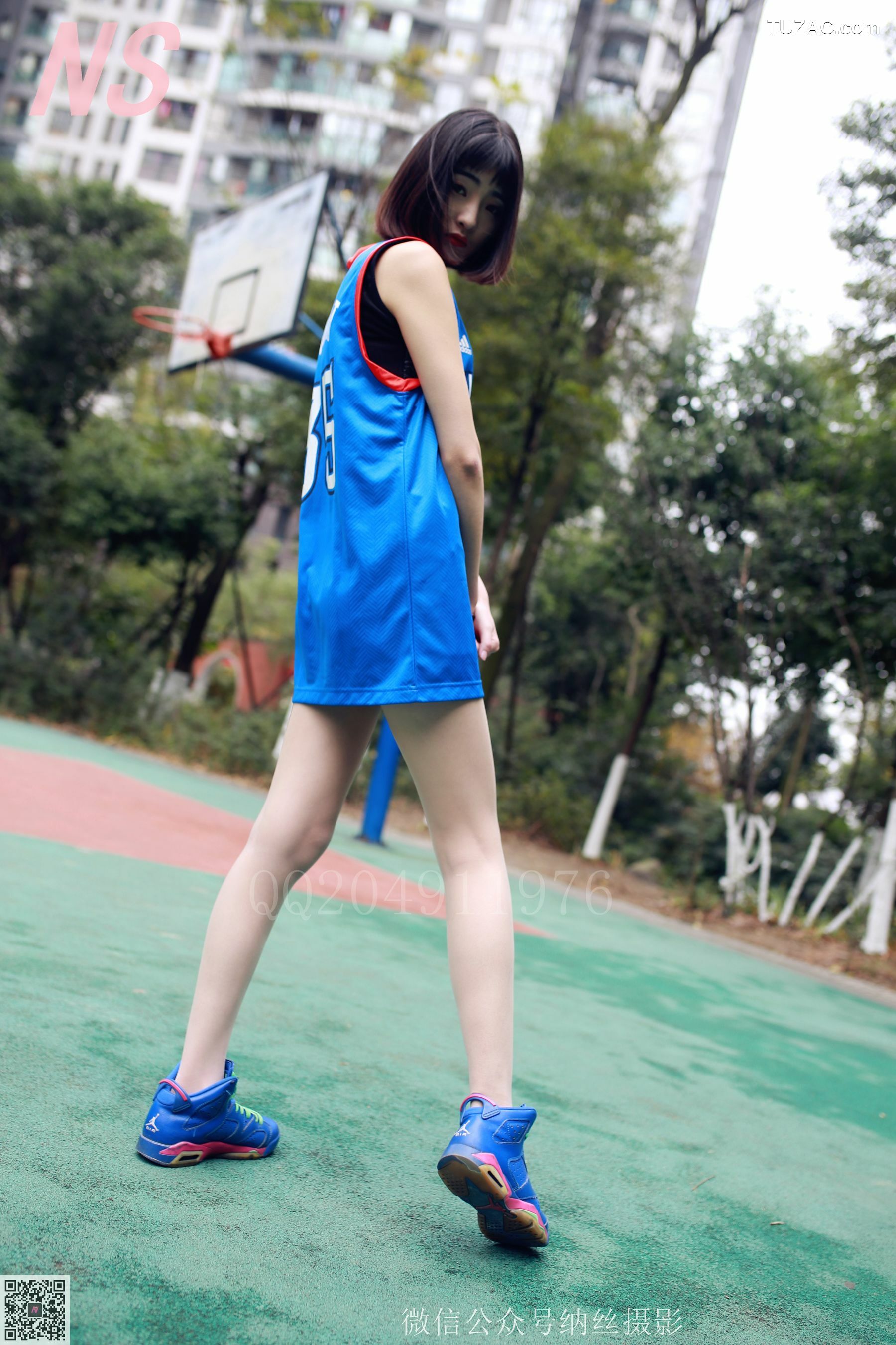 纳丝摄影_陈玉洁《篮球少女》 NO.107 写真集[99P]