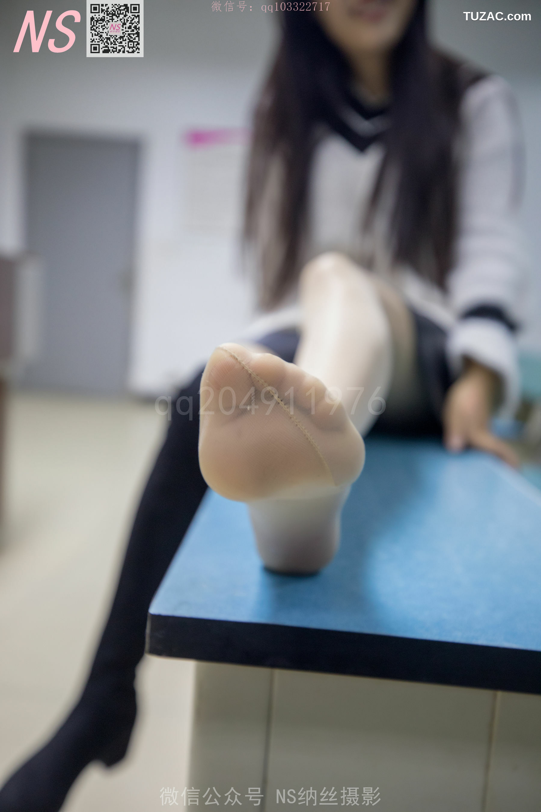 纳丝摄影_雨佳《丝袜学记》 写真集[74P]
