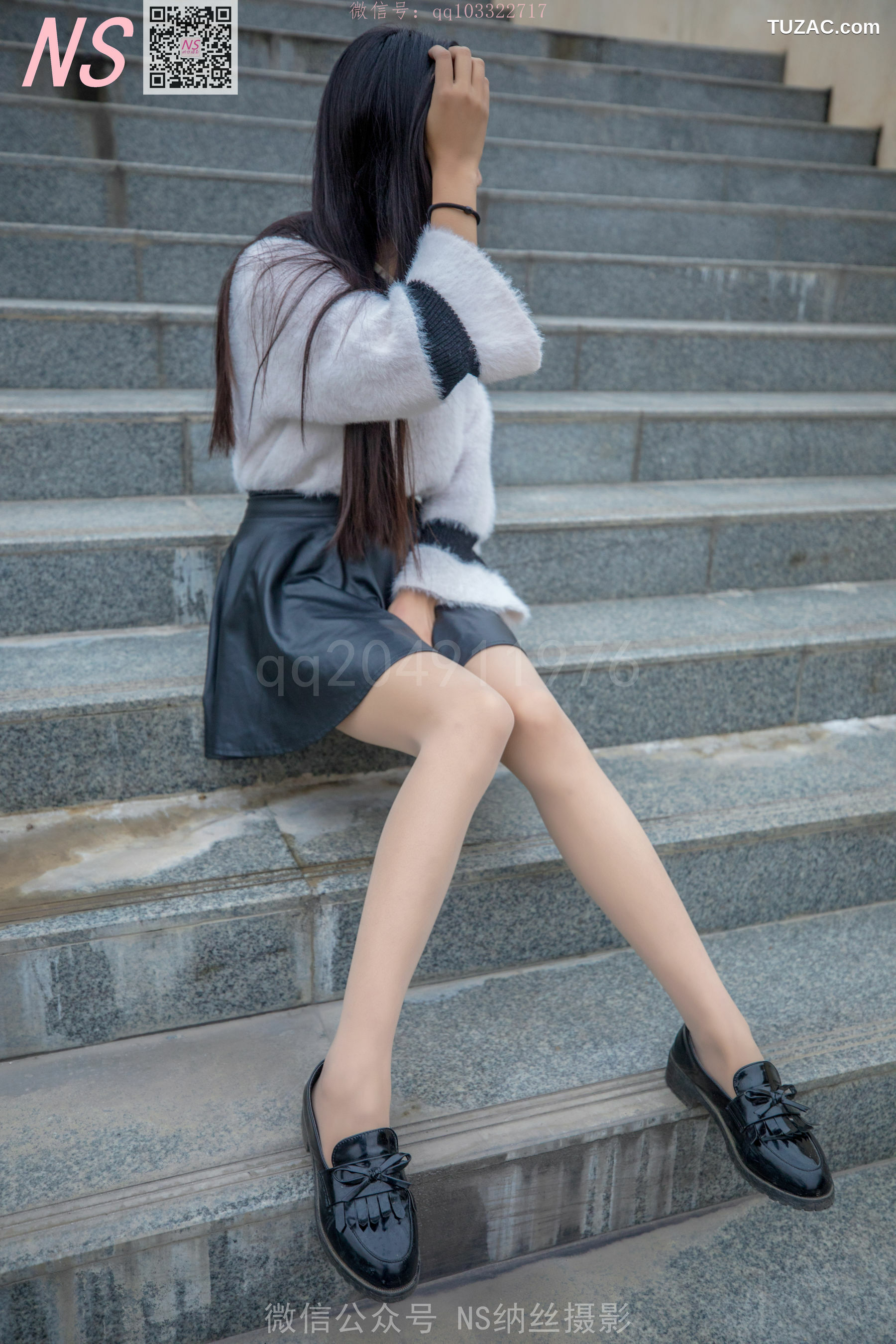纳丝摄影_雨佳《丝袜学记》 写真集[74P]