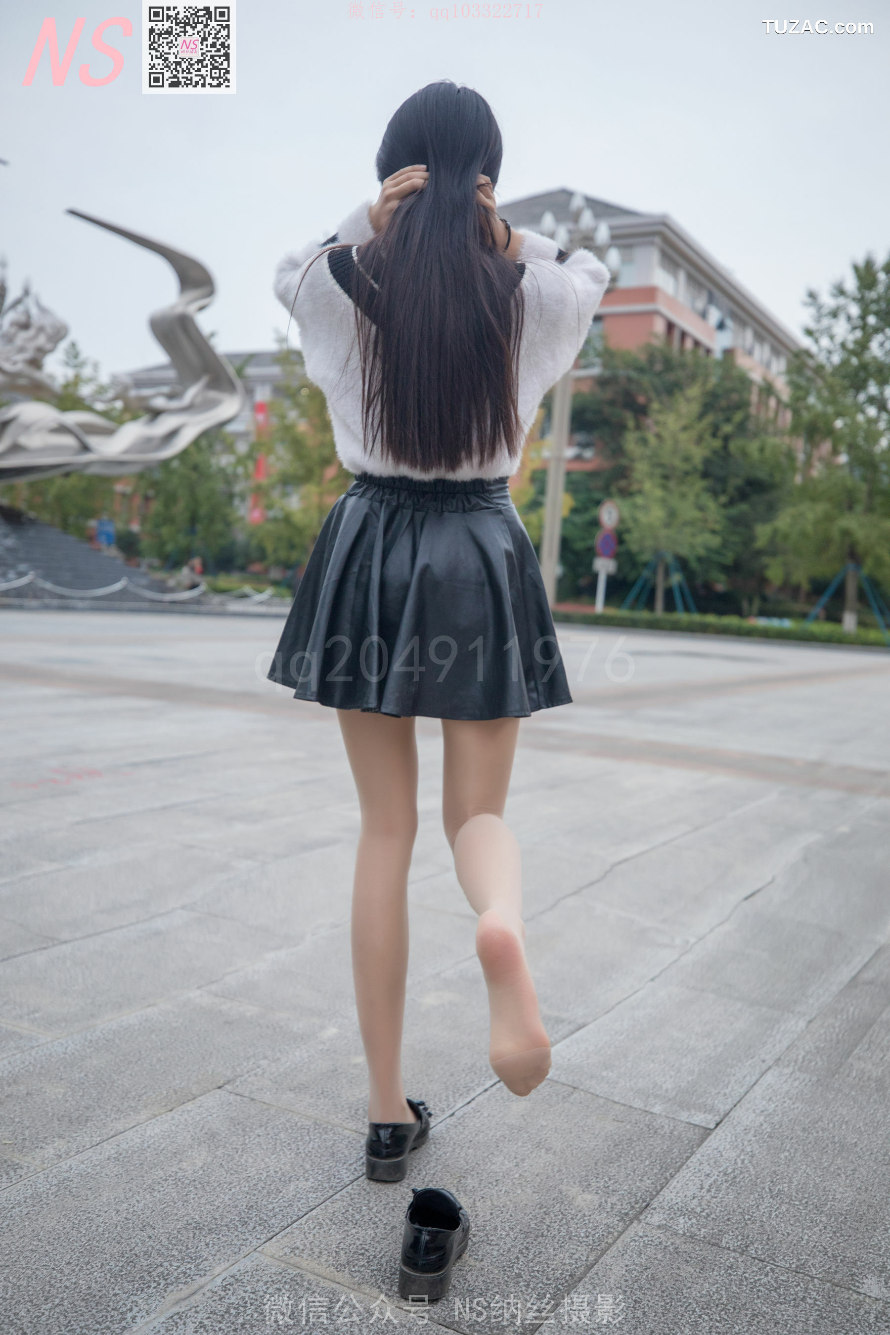 纳丝摄影_雨佳《丝袜学记》 写真集[74P]