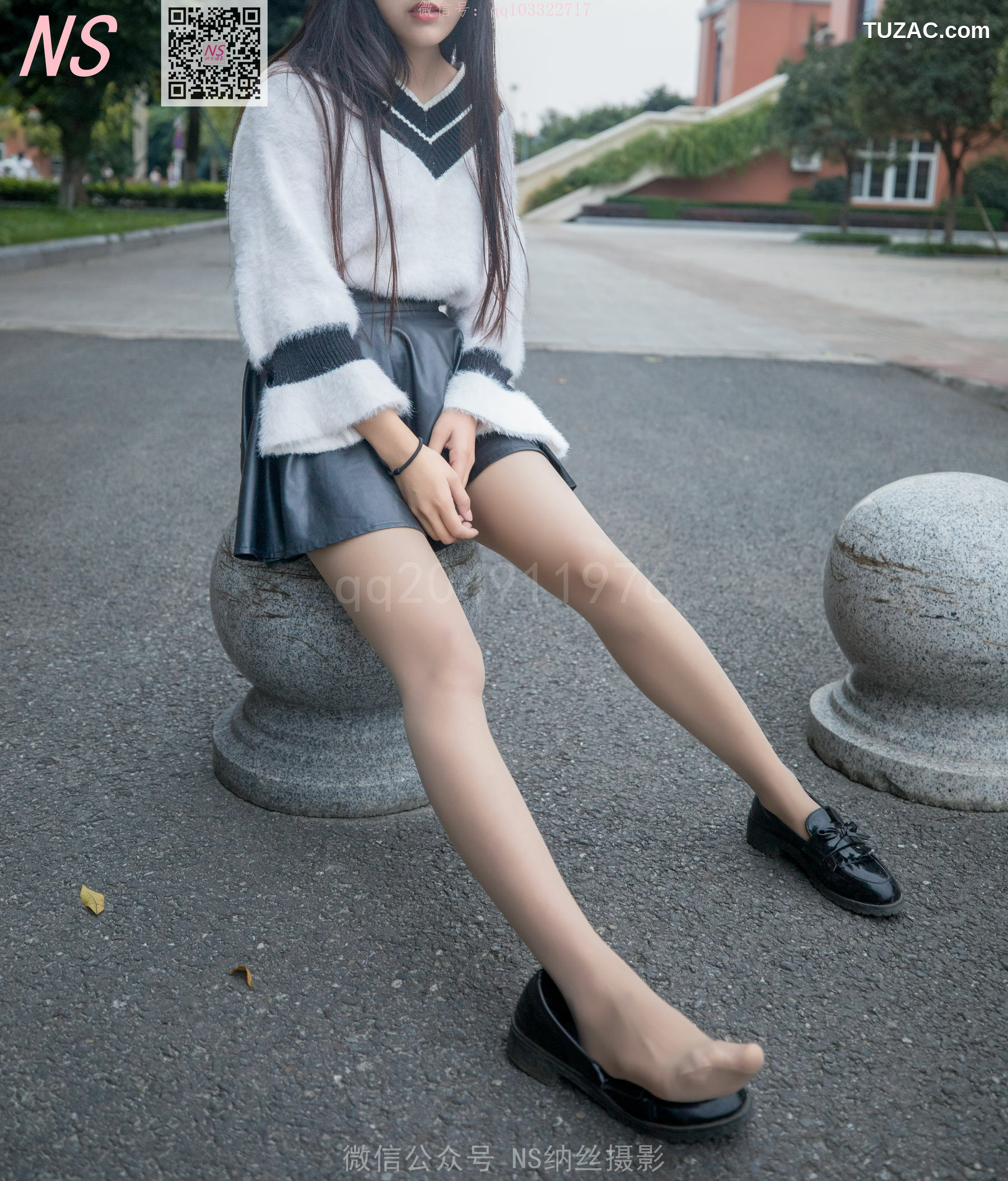 纳丝摄影_雨佳《丝袜学记》 写真集[74P]