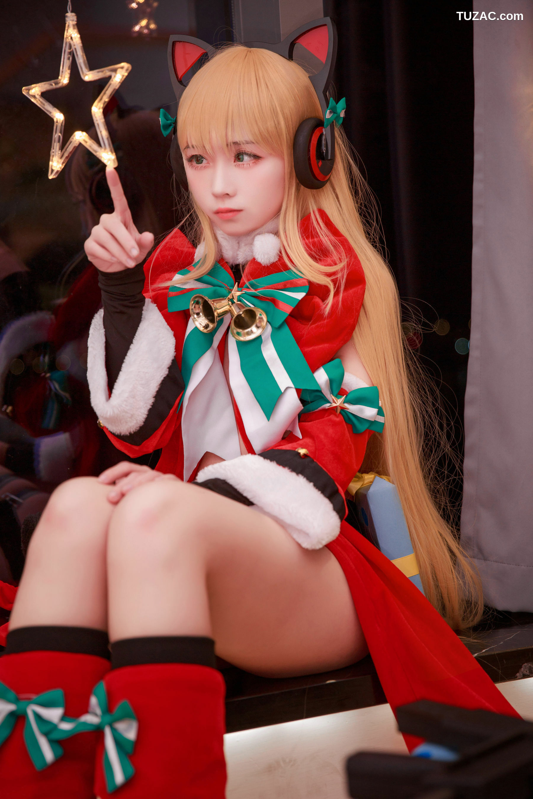 网络美女_ G44不会受伤 - TMP圣诞 写真套图[14P]