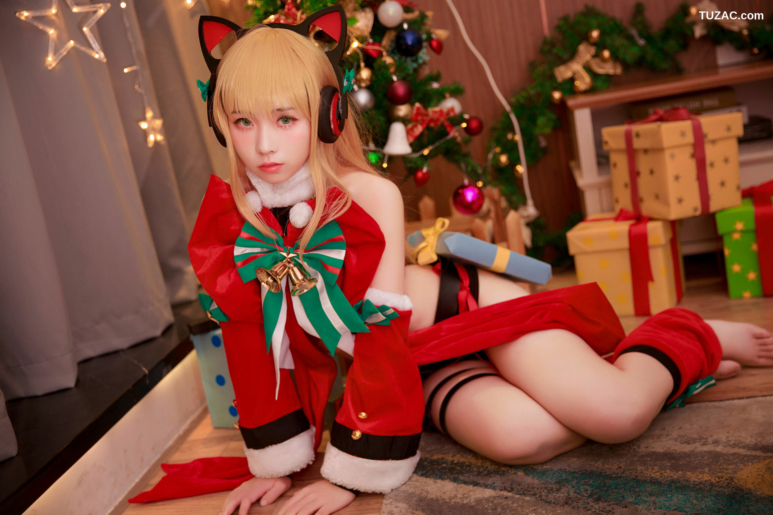 网络美女_ G44不会受伤 - TMP圣诞 写真套图[14P]