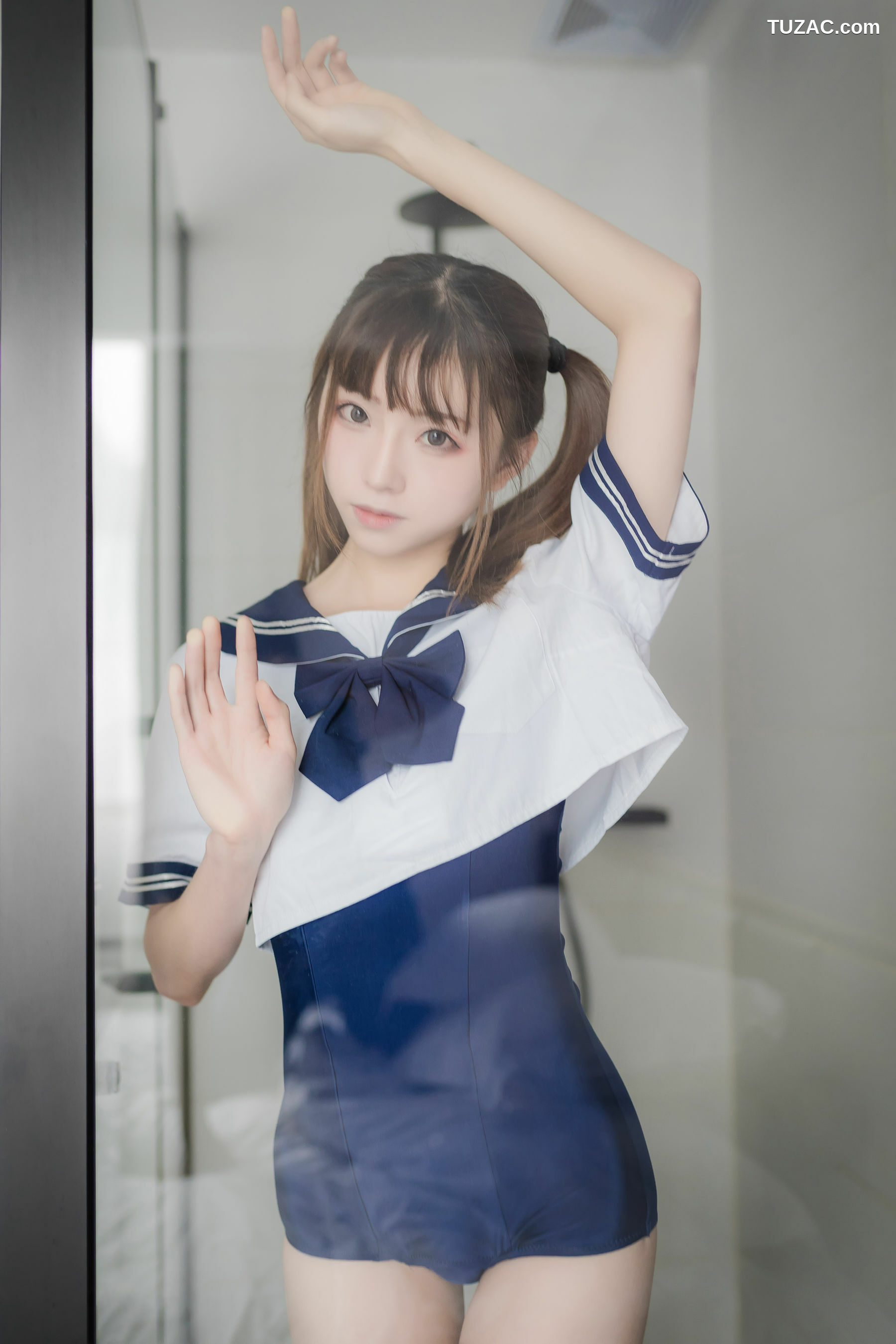 网络美女_ Kitaro_绮太郎 - 泳装JK[43P]